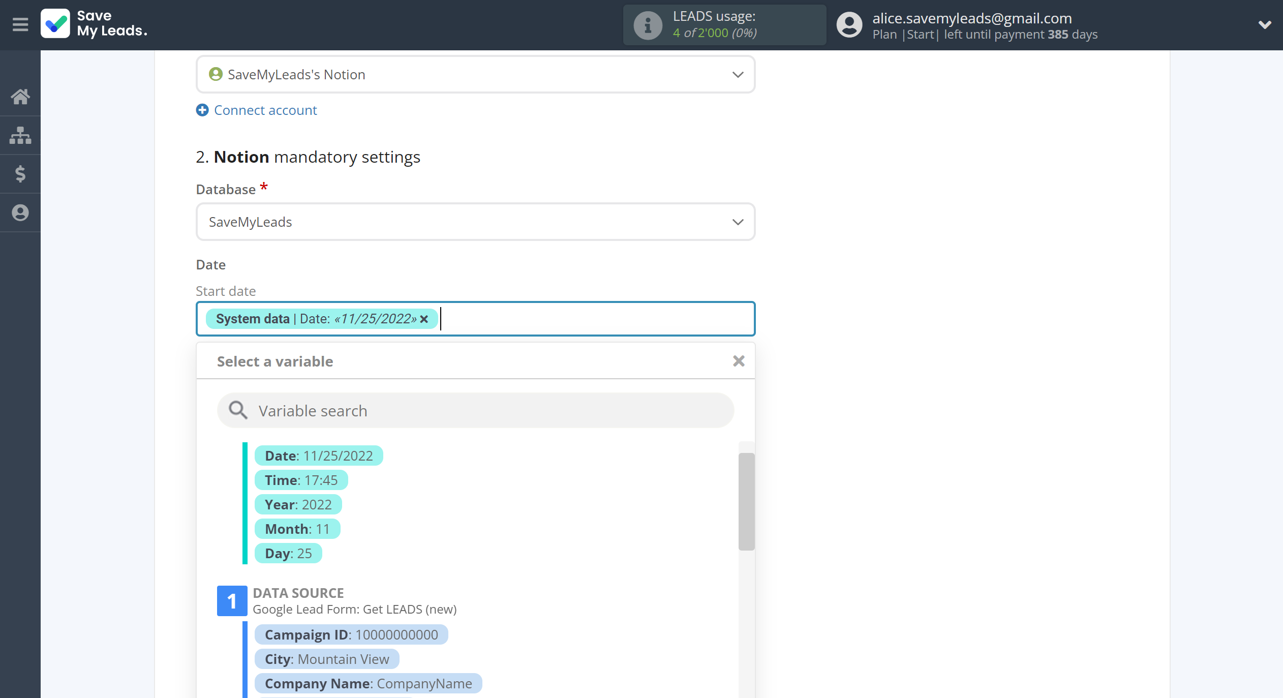 How to Connect Google Lead Form with Notion | Assigning fields How to Connect Google Lead Form with Notion | Assigning fields