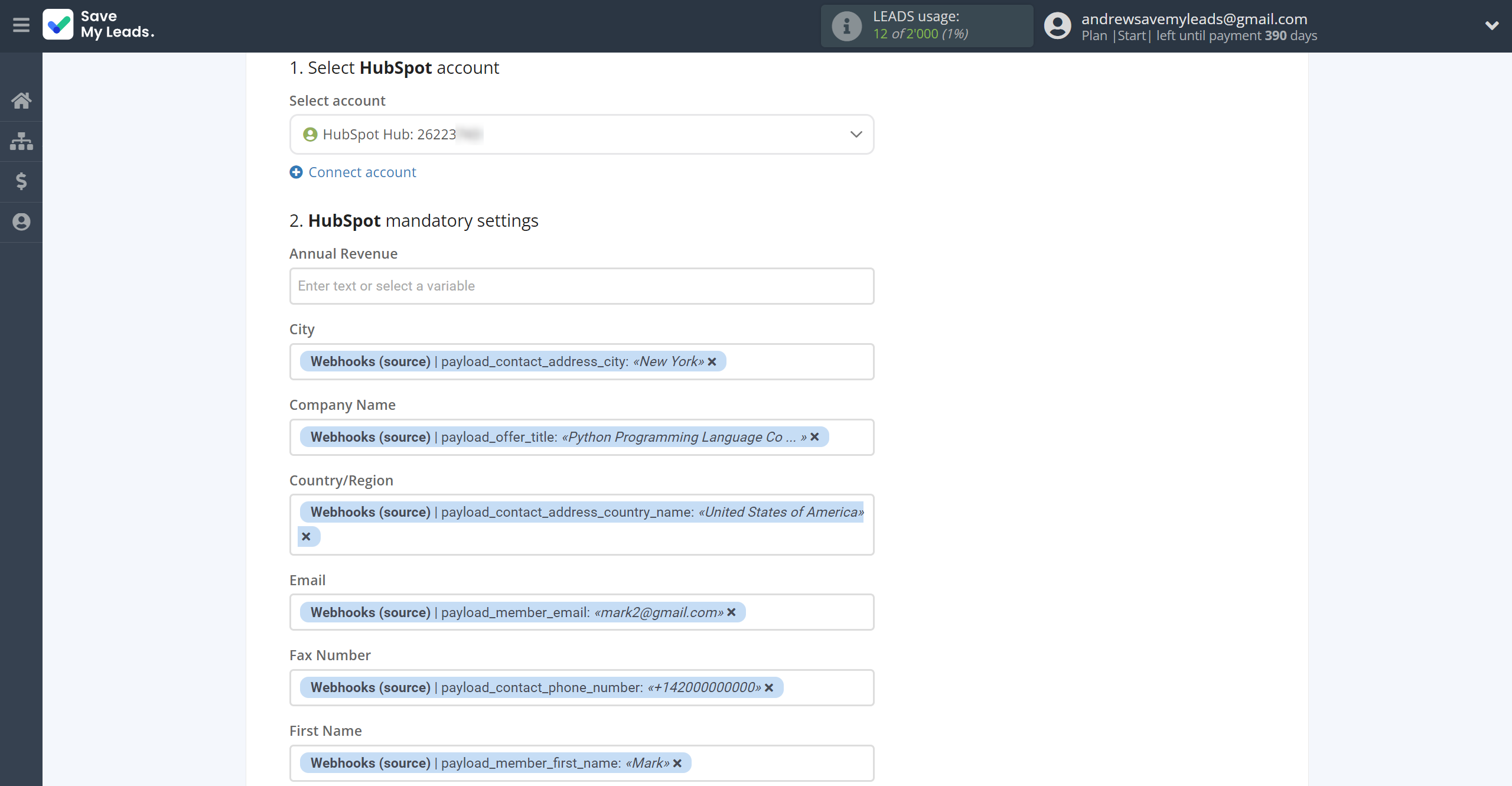 How to Connect Webhooks with HubSpot Create Contacts | Assigning fields How to Connect Webhooks with HubSpot Create Contacts | Assigning fields