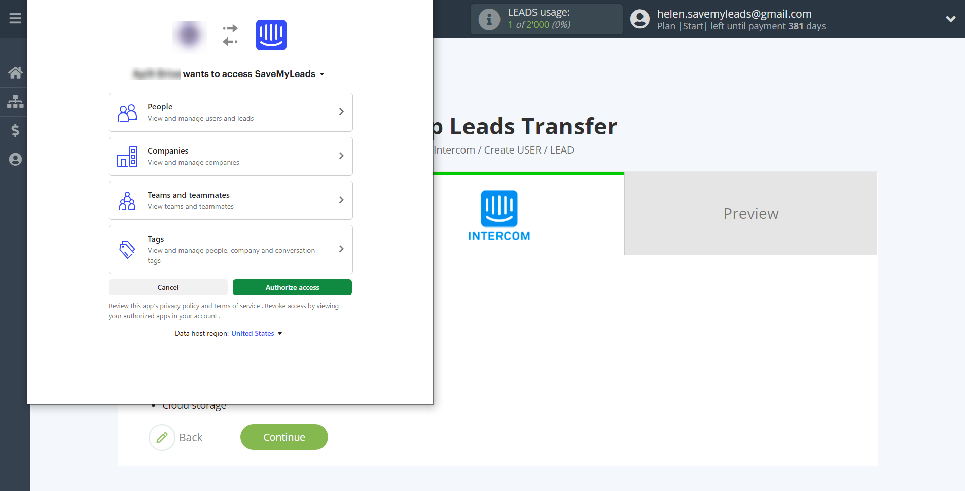 How to Connect Google Lead Form with Intercom | Data Destination account connection How to Connect Google Lead Form with Intercom | Data Destination account connection