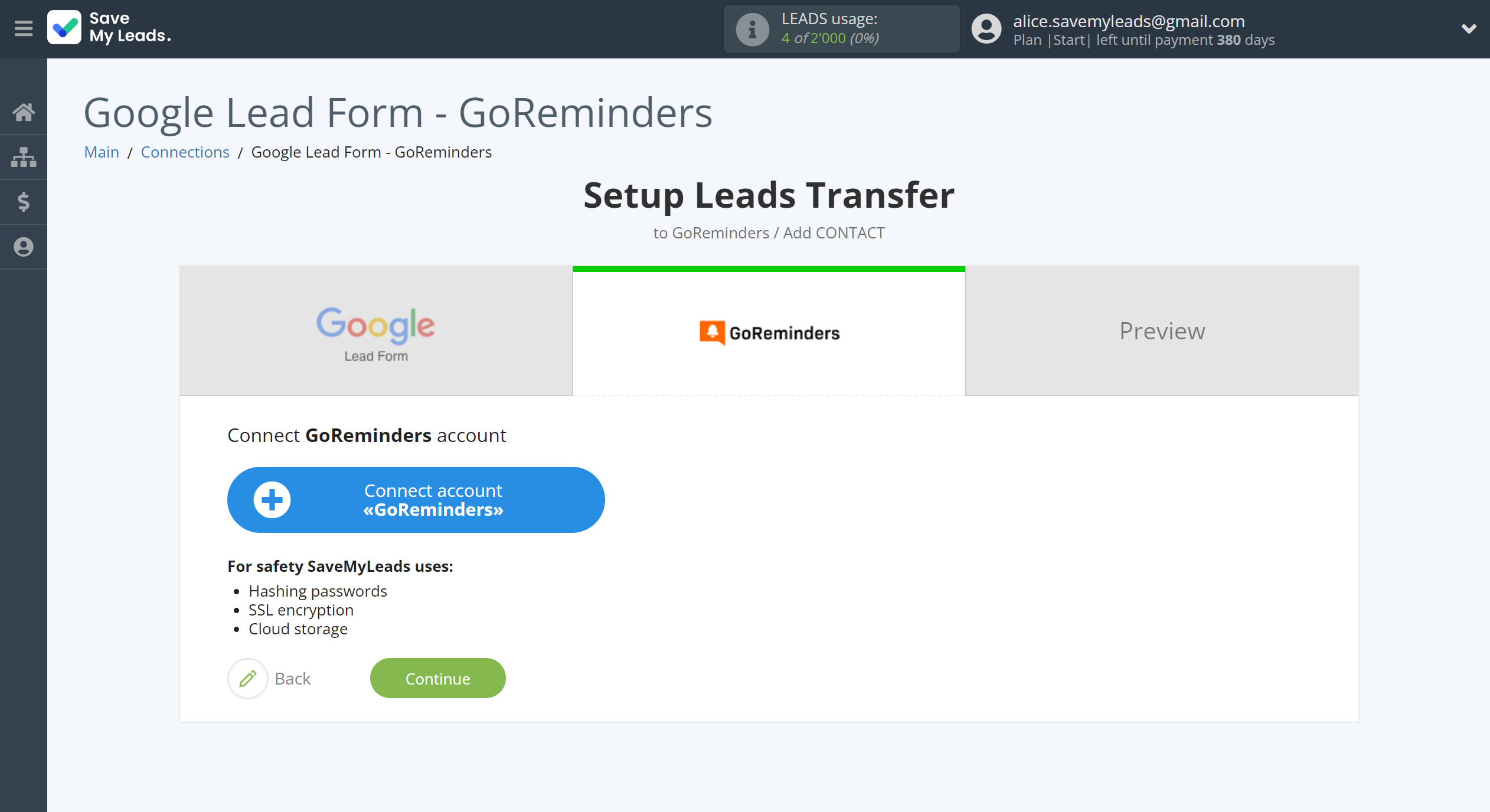 How to Connect Google Lead Form with GoReminders | Data Destination account connection How to Connect Google Lead Form with GoReminders | Data Destination account connection