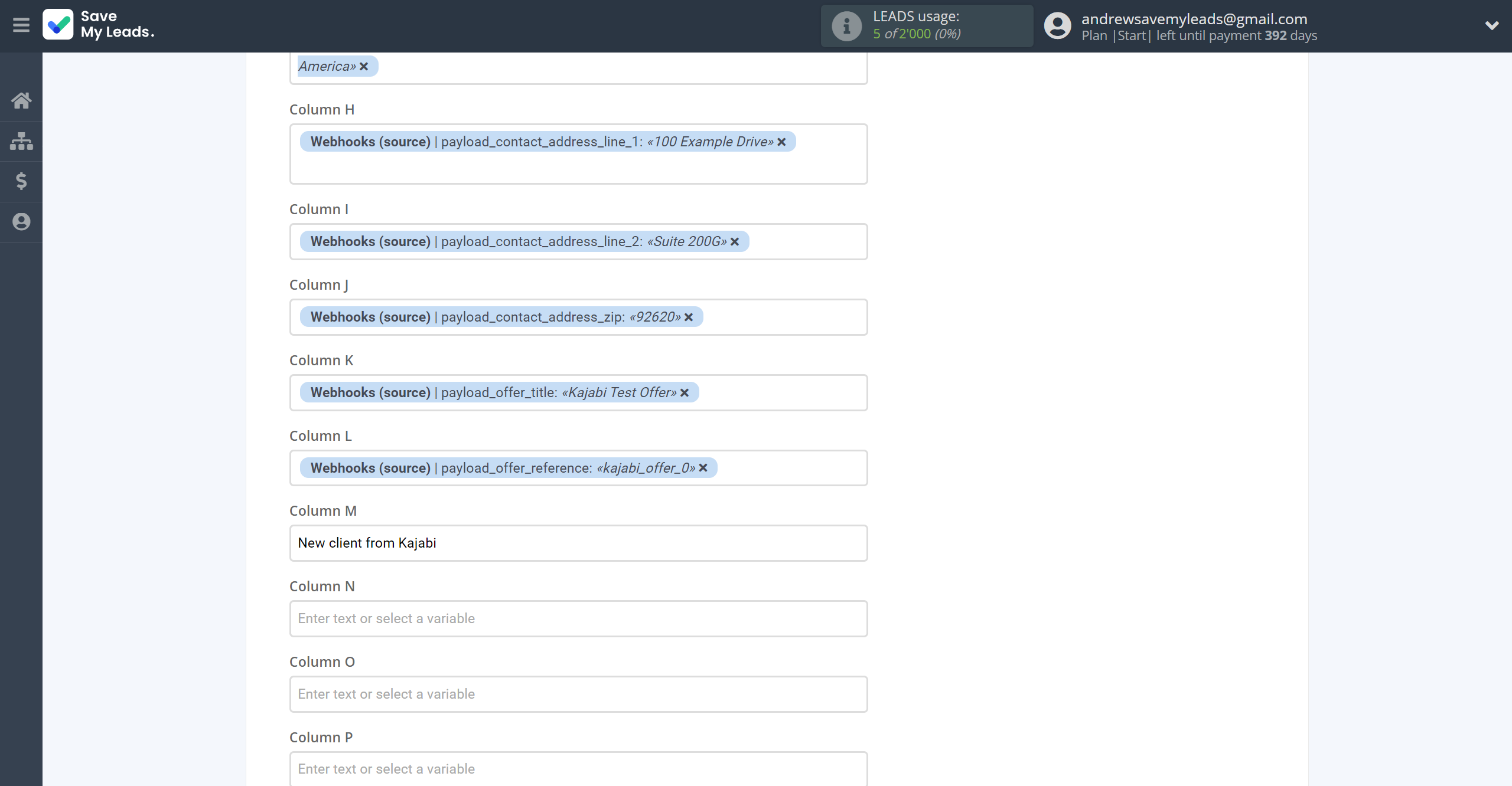 How to Connect Webhooks with Google Sheets | Assigning fields How to Connect Webhooks with Google Sheets | Assigning fields