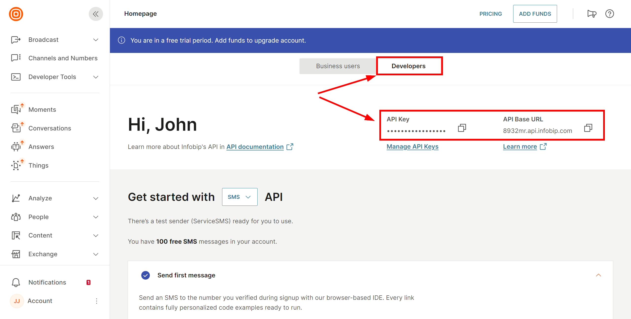 How to Connect Webhooks with Infobip | Data Destination account connection How to Connect Webhooks with Infobip | Data Destination account connection