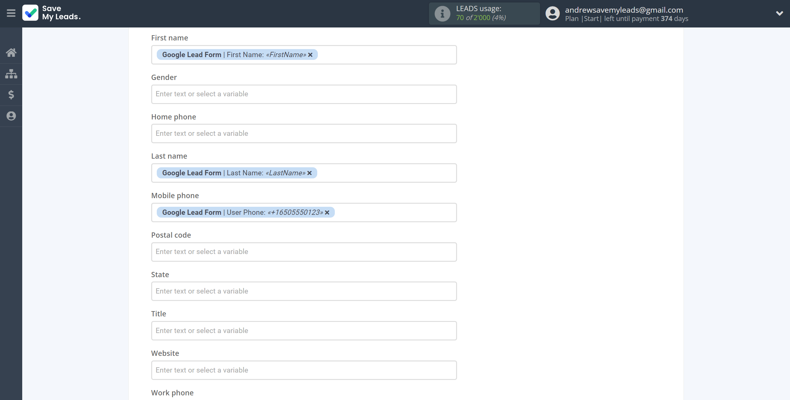 How to Connect Google Lead Form with VerticalResponse | Assigning fields How to Connect Google Lead Form with VerticalResponse | Assigning fields