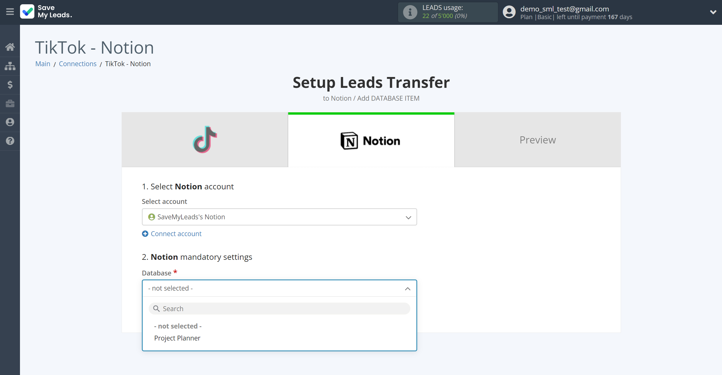 How to Connect TikTok with Notion | Assigning fields How to Connect TikTok with Notion | Assigning fields