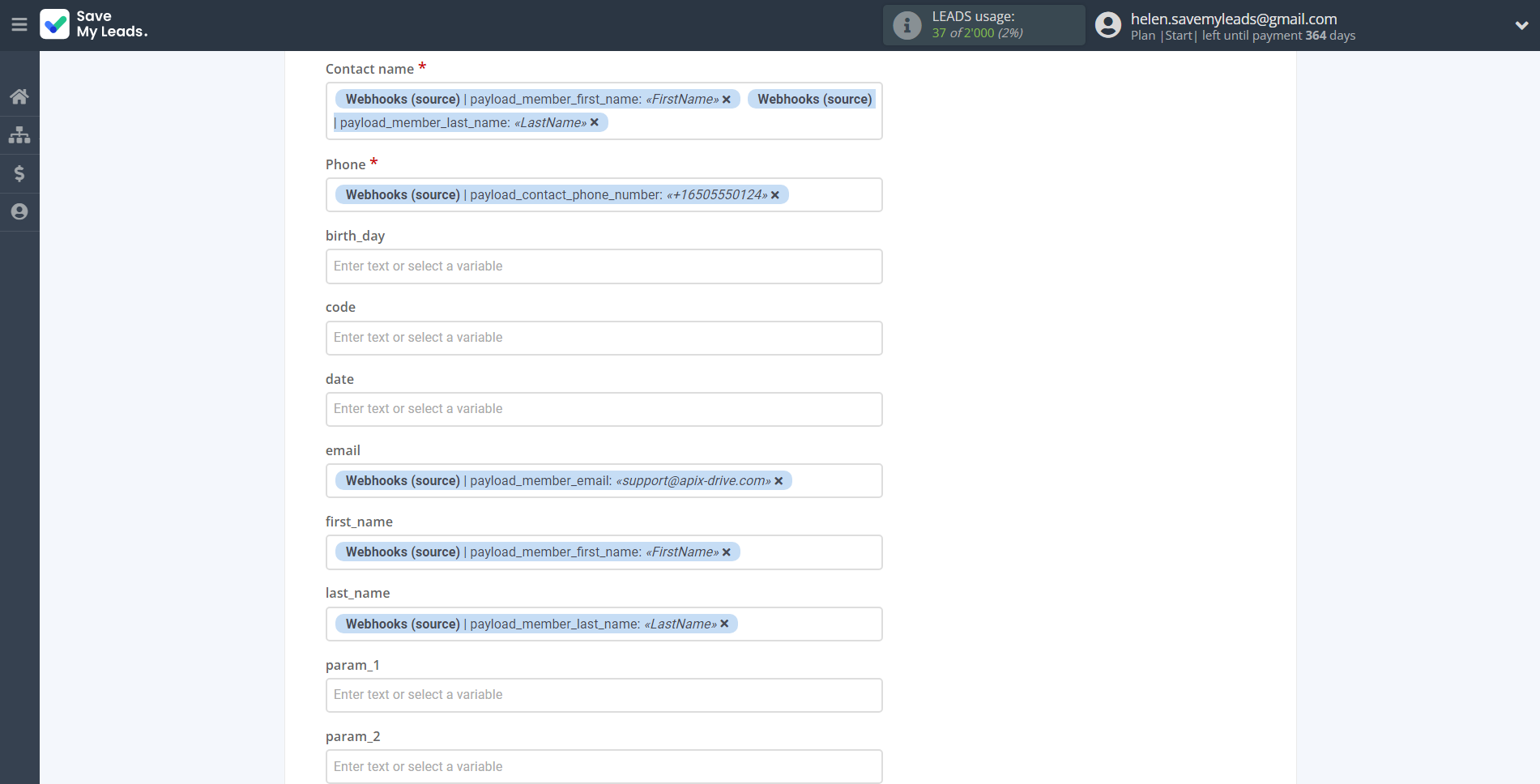 How to Connect Webhooks with Messaggio | Assigning fields How to Connect Webhooks with Messaggio | Assigning fields