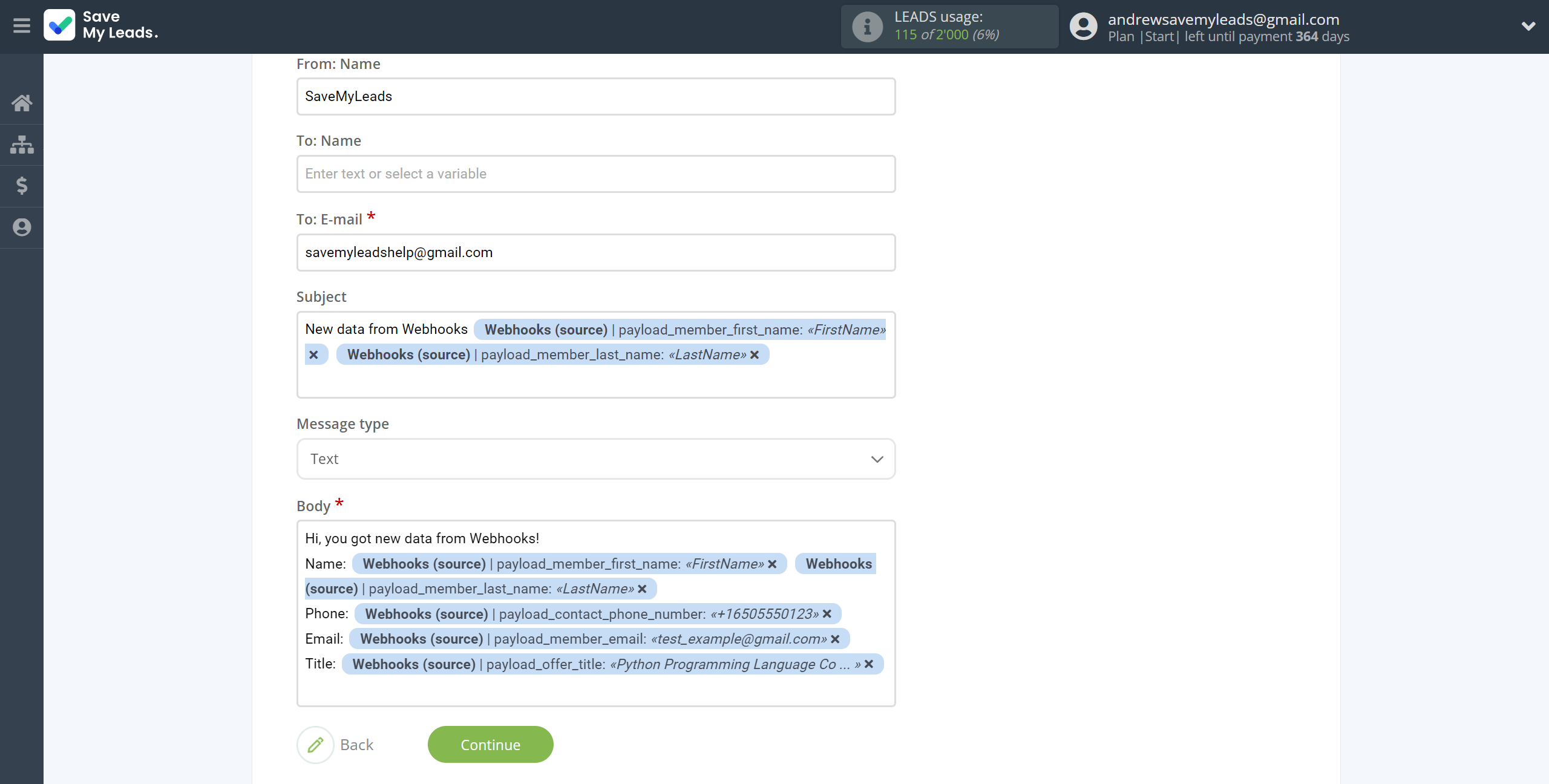How to Connect Webhooks with Microsoft Outlook | Assigning fields How to Connect Webhooks with Microsoft Outlook | Assigning fields