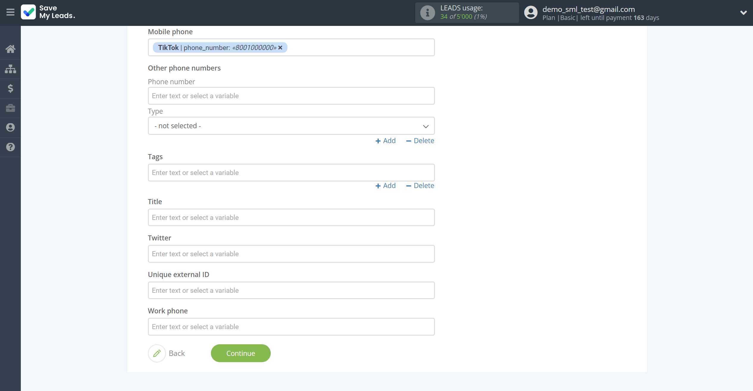 How to Connect TikTok with Freshdesk Create Contacts | Assigning fields How to Connect TikTok with Freshdesk Create Contacts | Assigning fields