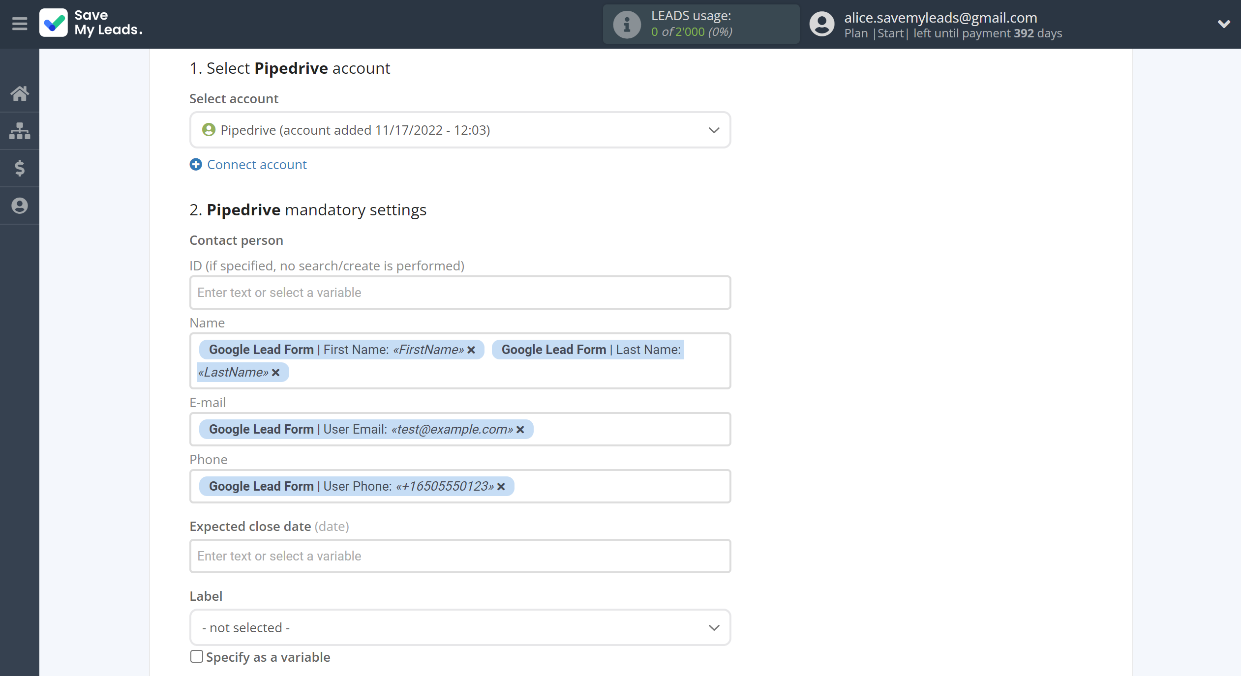 How to Connect Google Lead Form with Pipedrive Create Deal | Assigning fields How to Connect Google Lead Form with Pipedrive Create Deal | Assigning fields