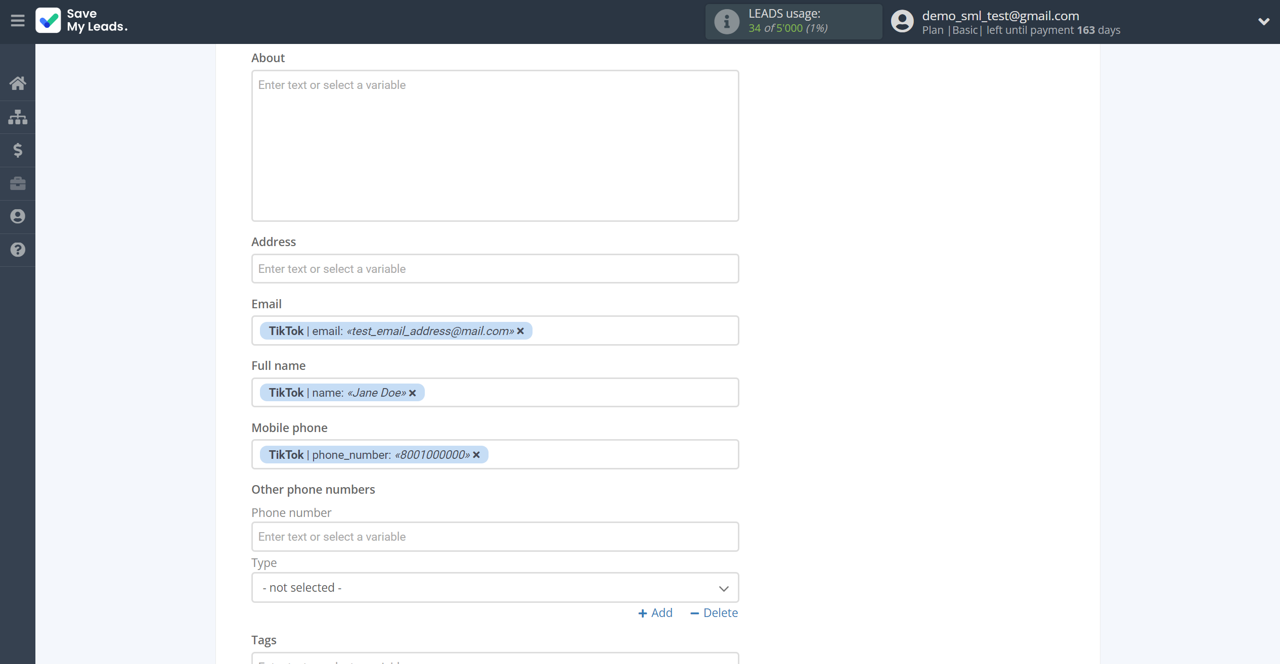 How to Connect TikTok with Freshdesk Create Contacts | Assigning fields How to Connect TikTok with Freshdesk Create Contacts | Assigning fields