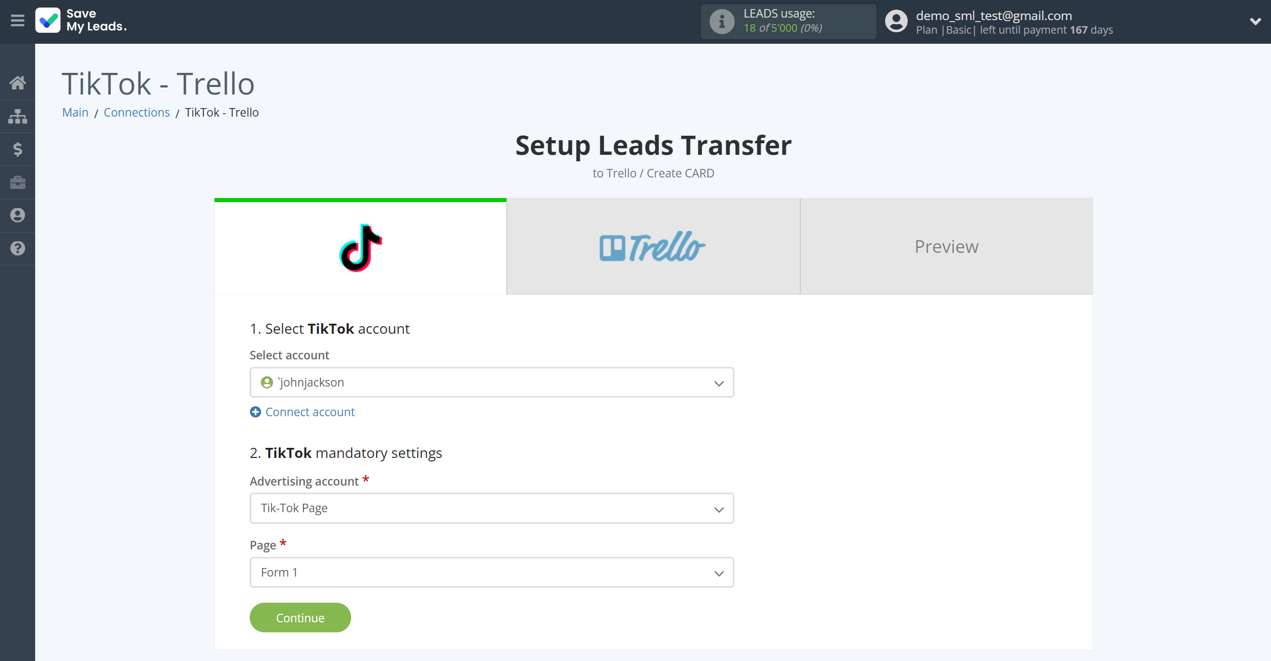 How to Connect TikTok with Trello | Data Source account connection How to Connect TikTok with Trello | Data Source account connection