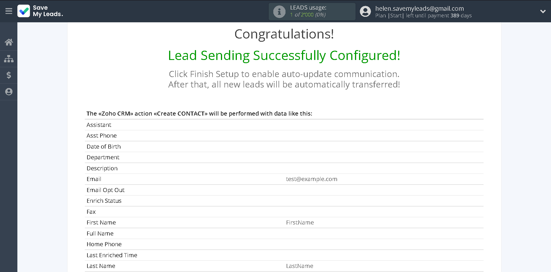 How to Connect Google Lead Form with Zoho CRM Create Contacts | Test data How to Connect Google Lead Form with Zoho CRM Create Contacts | Test data