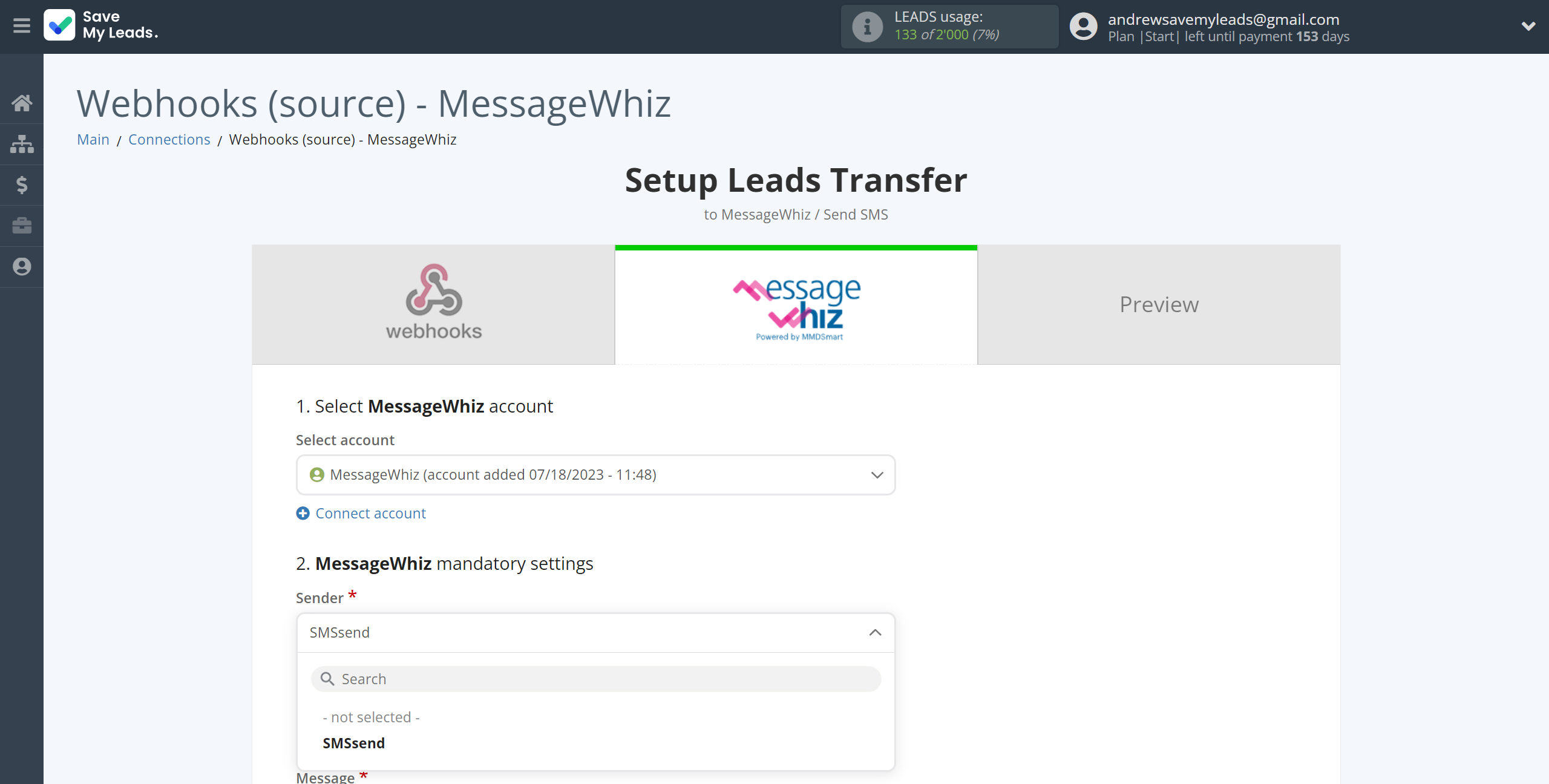 How to Connect Webhooks with MessageWhiz | Assigning fields How to Connect Webhooks with MessageWhiz | Assigning fields