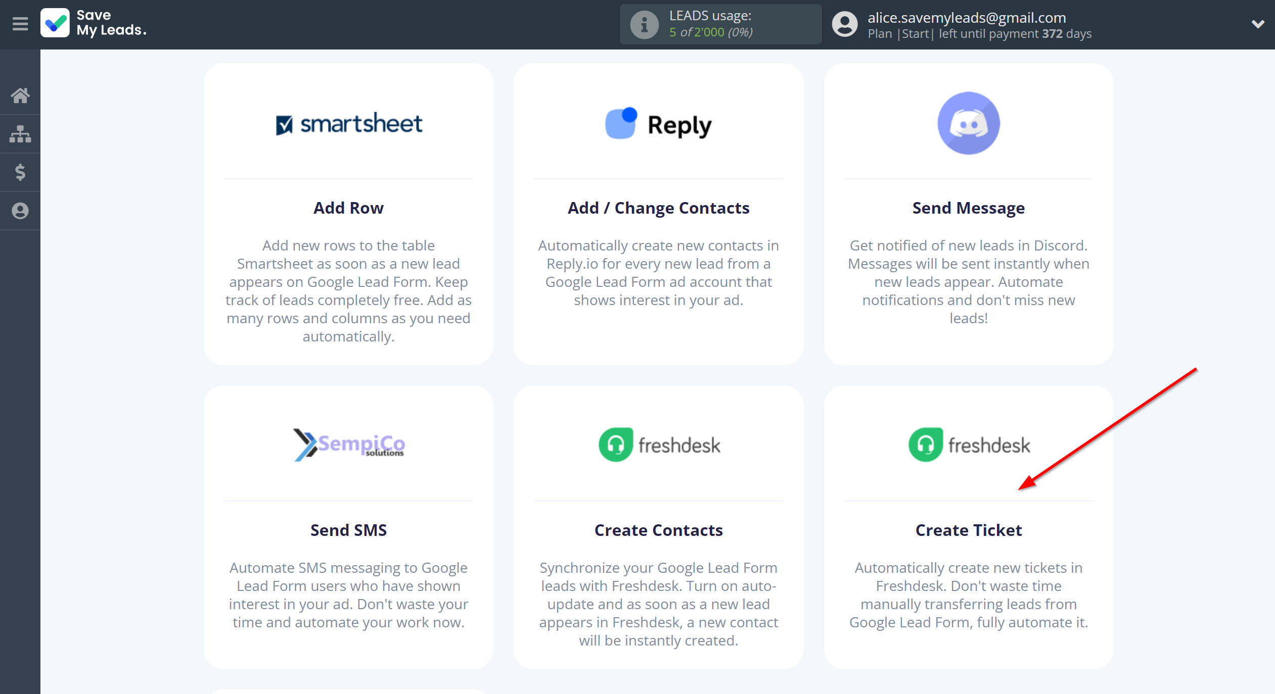 How to Connect Google Lead Form with Freshdesk Create Ticket | Data Destination system selection How to Connect Google Lead Form with Freshdesk Create Ticket | Data Destination system selection