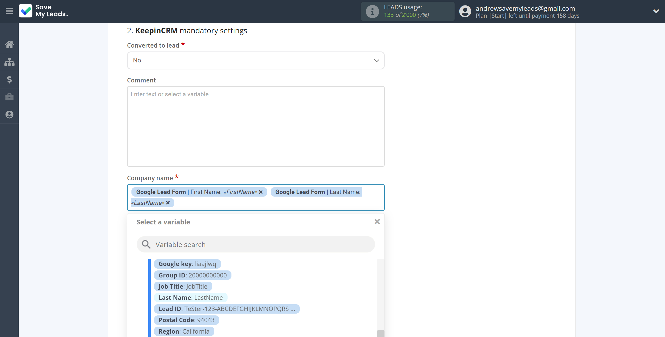 How to Connect Google Lead Form with KeepinCRM Create/update Client/Lead | Assigning fields How to Connect Google Lead Form with KeepinCRM Create/update Client/Lead | Assigning fields