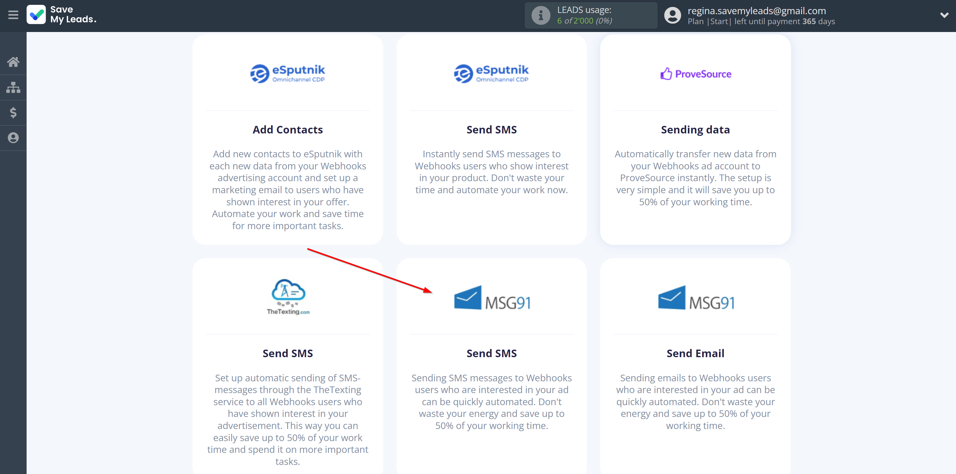 How to Connect Webhooks with MSG91 Send SMS | Data Destination system selection How to Connect Webhooks with MSG91 Send SMS | Data Destination system selection