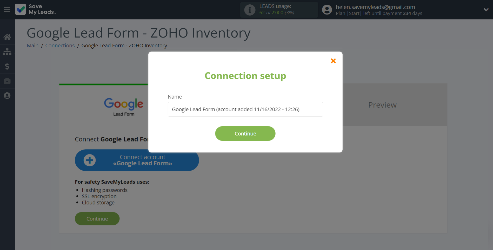 How to Connect Google Lead Form with Zoho Inventory Create Contacts | Data Source account connection How to Connect Google Lead Form with Zoho Inventory Create Contacts | Data Source account connection