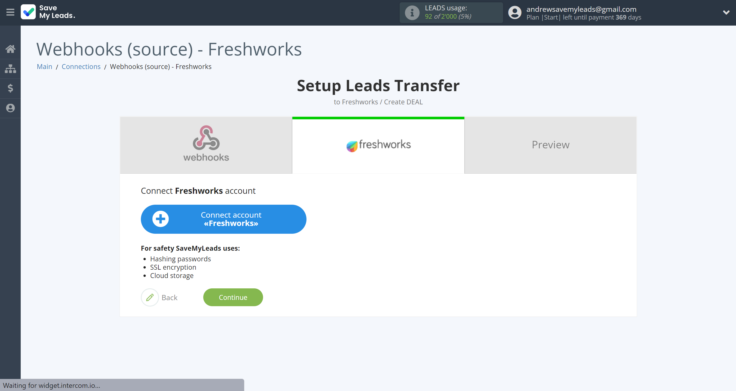 How to Connect Webhooks with Freshworks Create Deal | Data Destination account connection How to Connect Webhooks with Freshworks Create Deal | Data Destination account connection