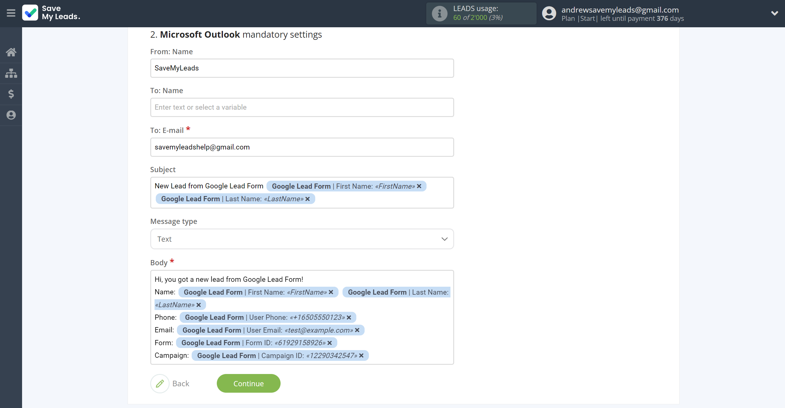 How to Connect Google Lead Form with Microsoft Outlook | Assigning fields How to Connect Google Lead Form with Microsoft Outlook | Assigning fields