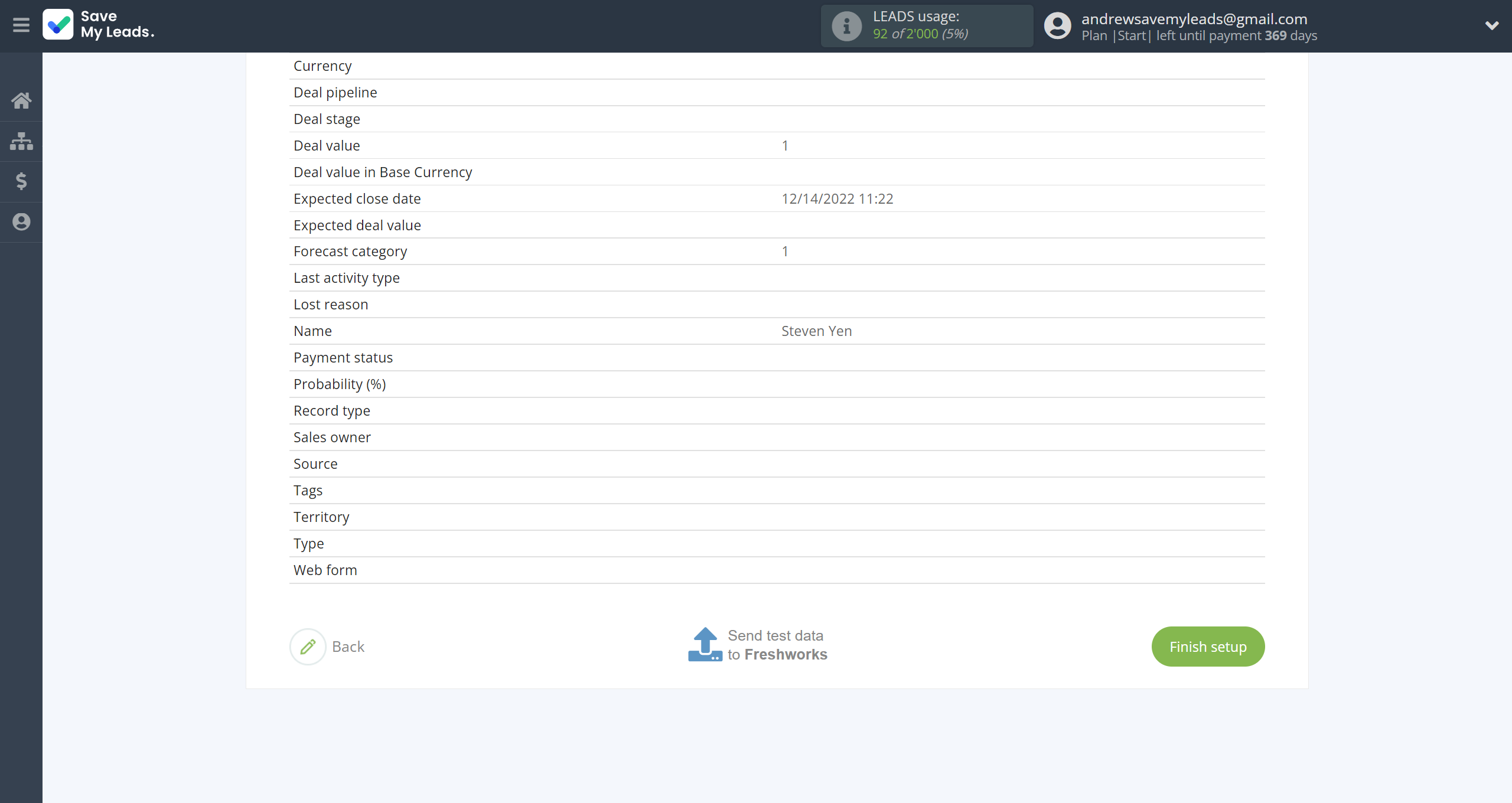 How to Connect Webhooks with Freshworks Create Deal | Test data How to Connect Webhooks with Freshworks Create Deal | Test data