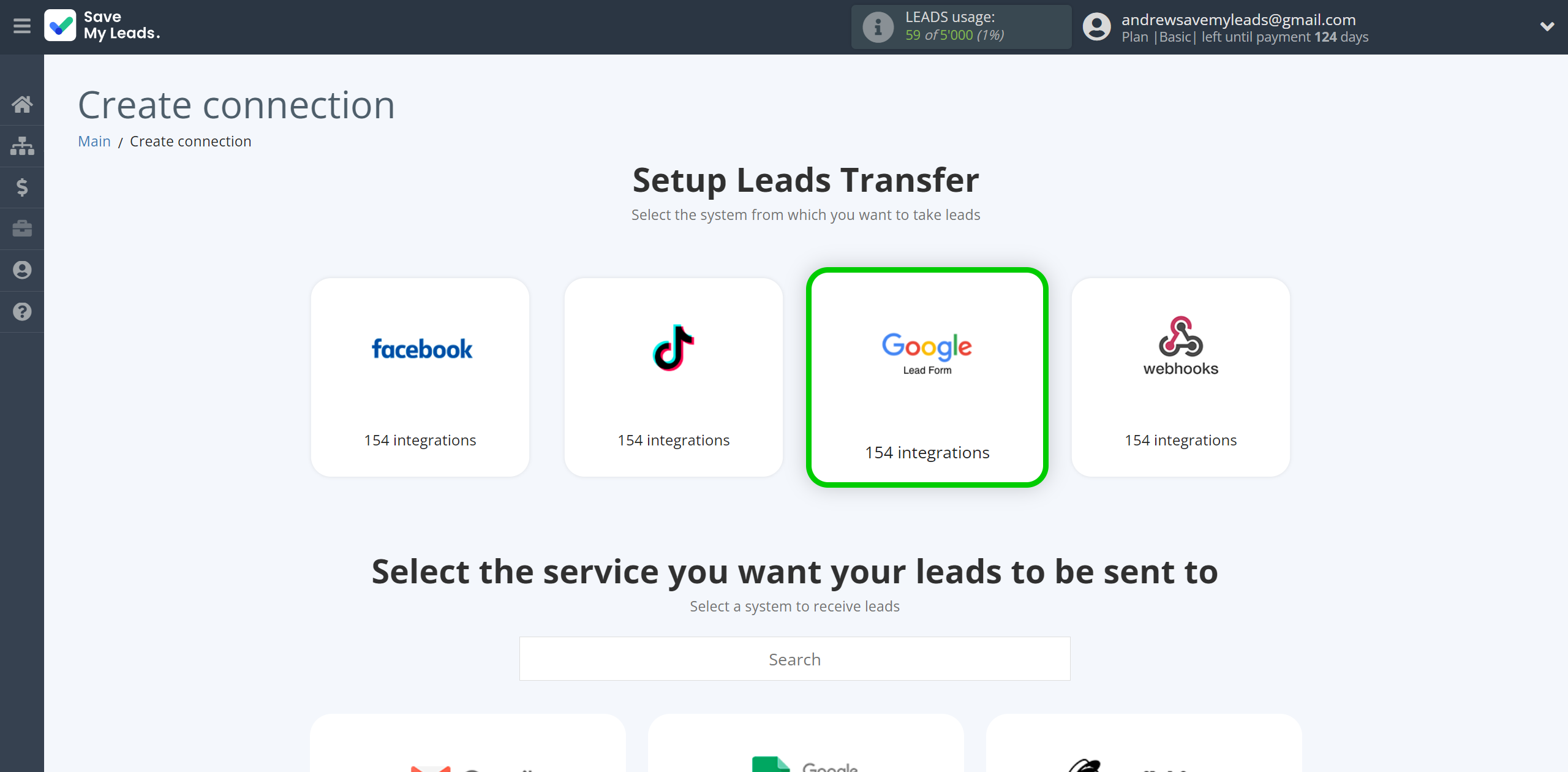 How to Connect Google Lead Form with TXTImpact | Data Source system selection How to Connect Google Lead Form with TXTImpact | Data Source system selection