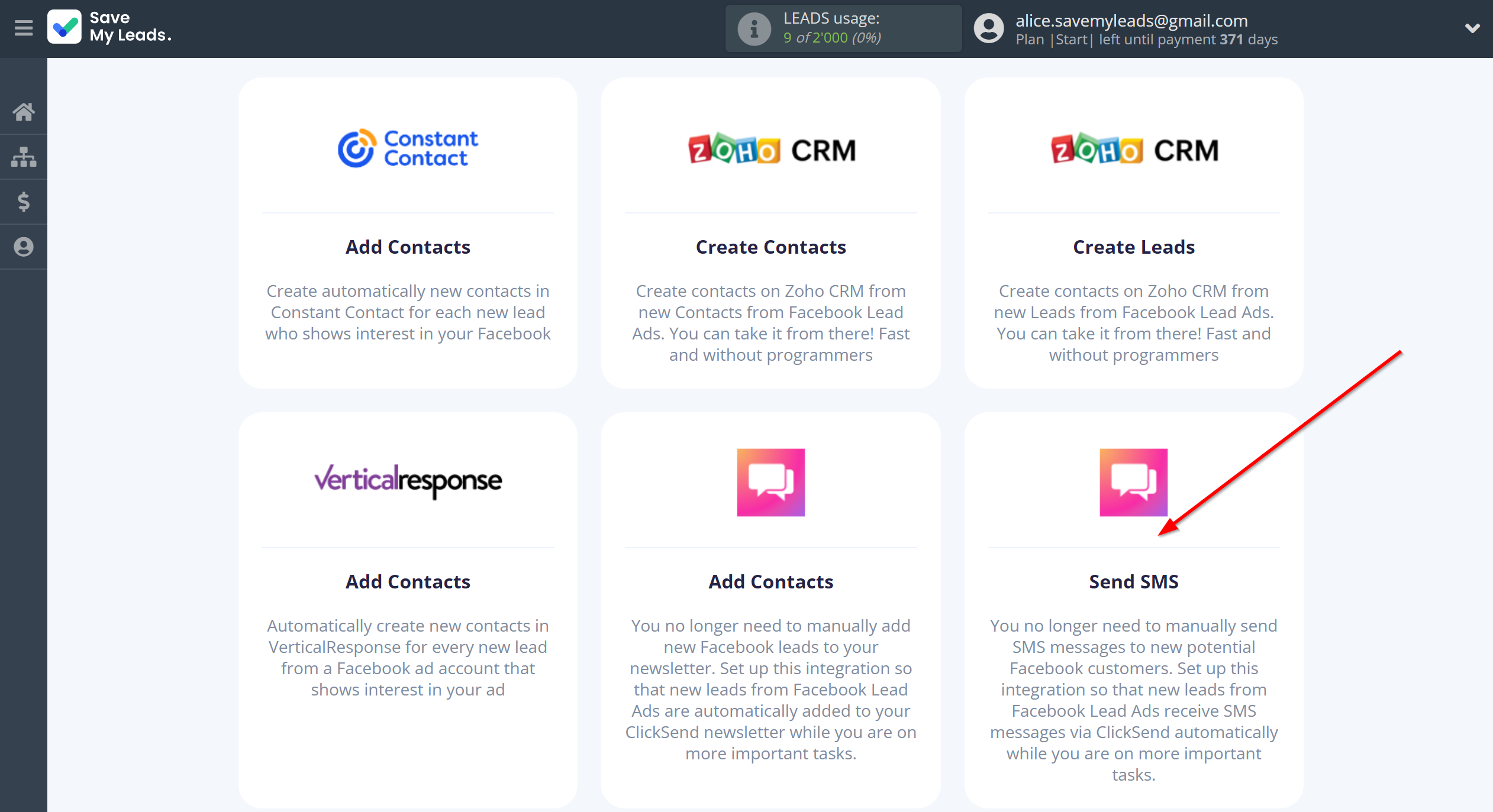 How to Connect Webhooks with ClickSend Send SMS | Data Destination system selection How to Connect Webhooks with ClickSend Send SMS | Data Destination system selection