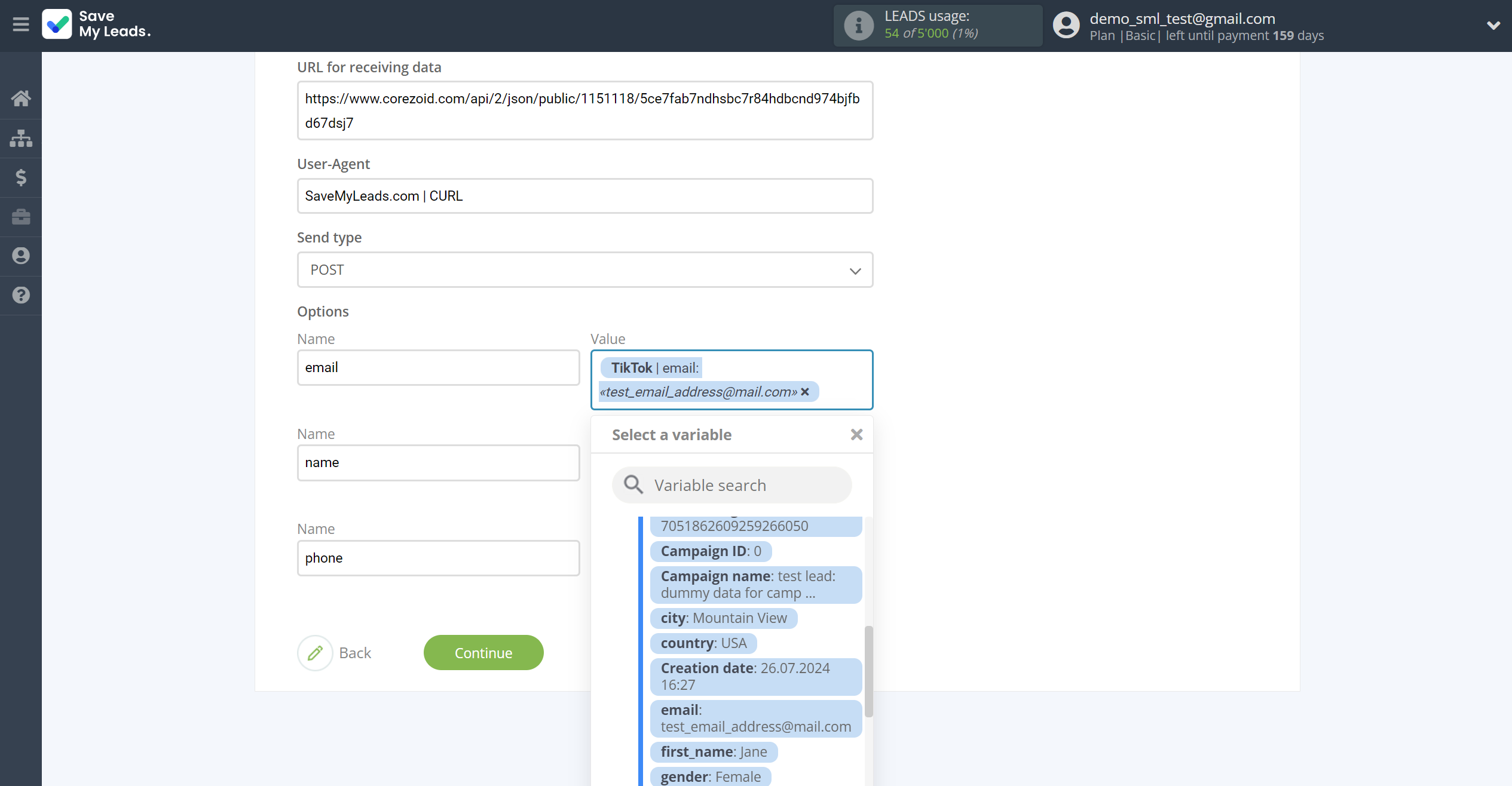 How to Connect TikTok with Webhooks | Assigning fields How to Connect TikTok with Webhooks | Assigning fields