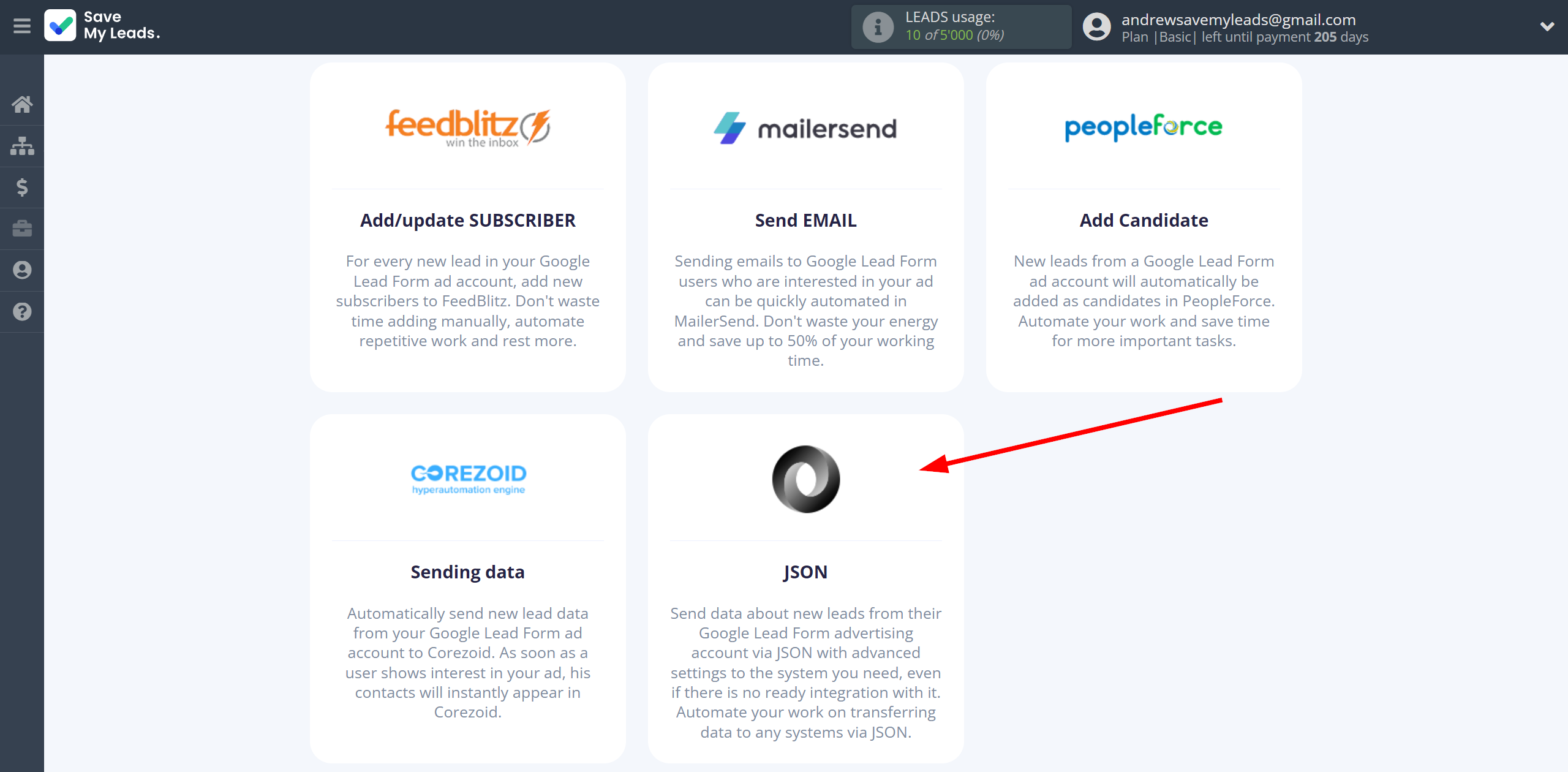 How to Connect Google Lead Form with JSON | Data Destination system selection How to Connect Google Lead Form with JSON | Data Destination system selection