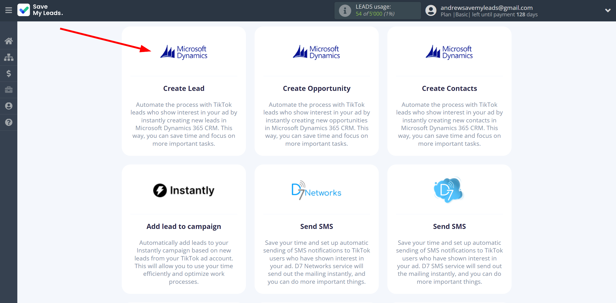How to Connect TikTok with Microsoft Dynamics 365 Create Lead | Data Destination system selection How to Connect TikTok with Microsoft Dynamics 365 Create Lead | Data Destination system selection