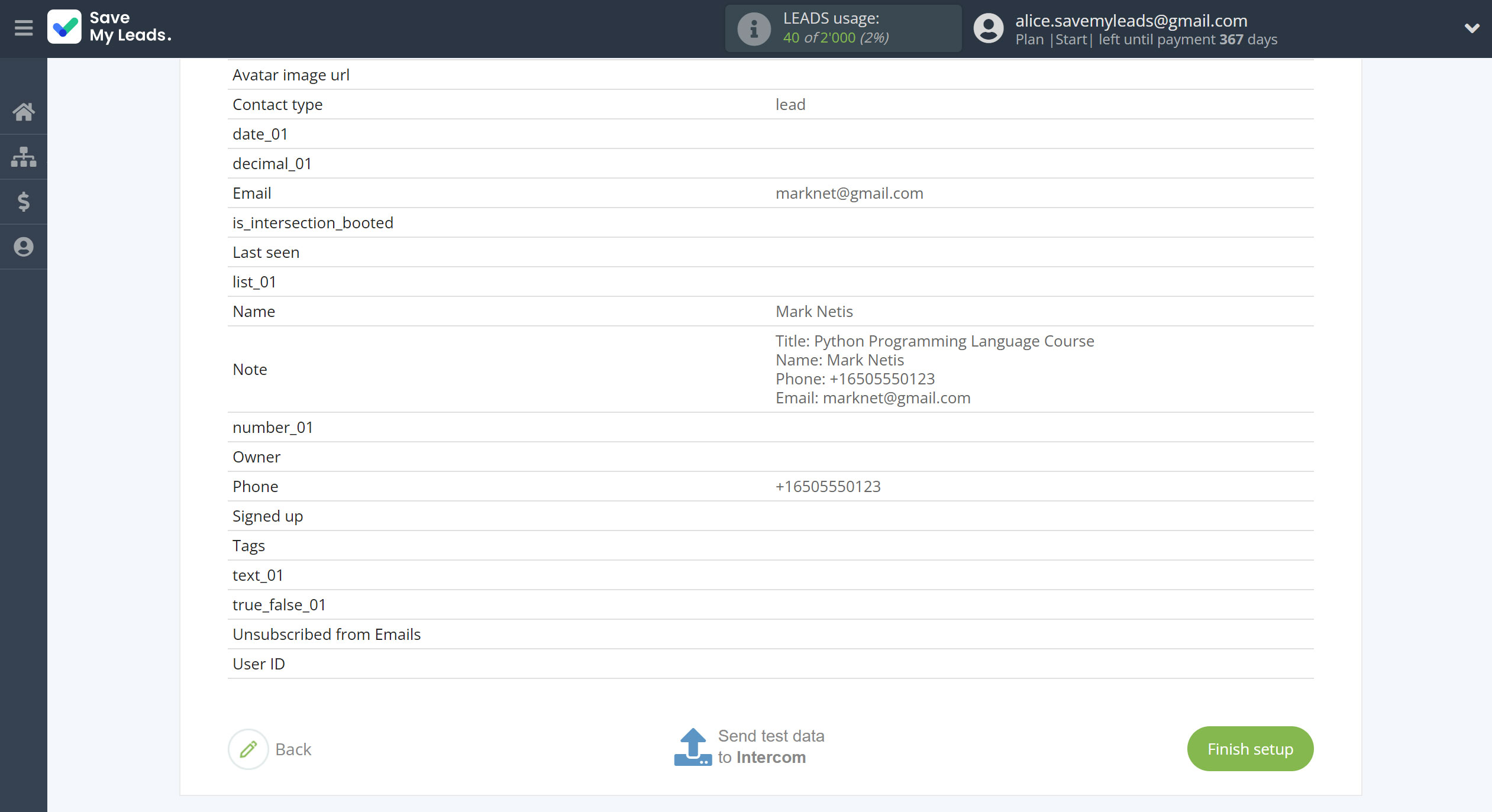 How to Connect Webhooks with Intercom | Test data How to Connect Webhooks with Intercom | Test data