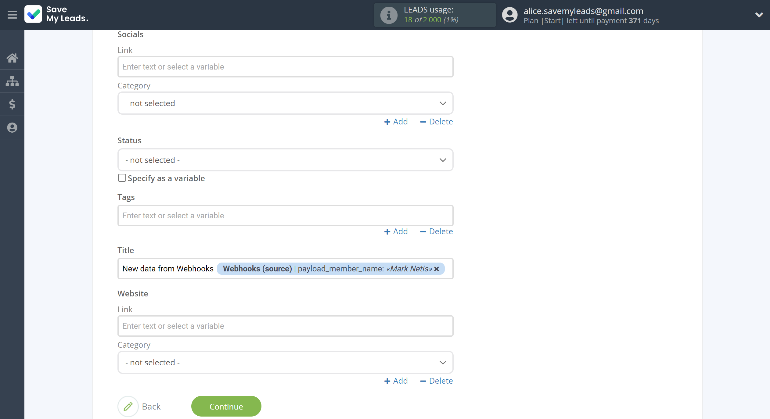 How to Connect Webhooks with Copper Create Lead | Assigning fields How to Connect Webhooks with Copper Create Lead | Assigning fields