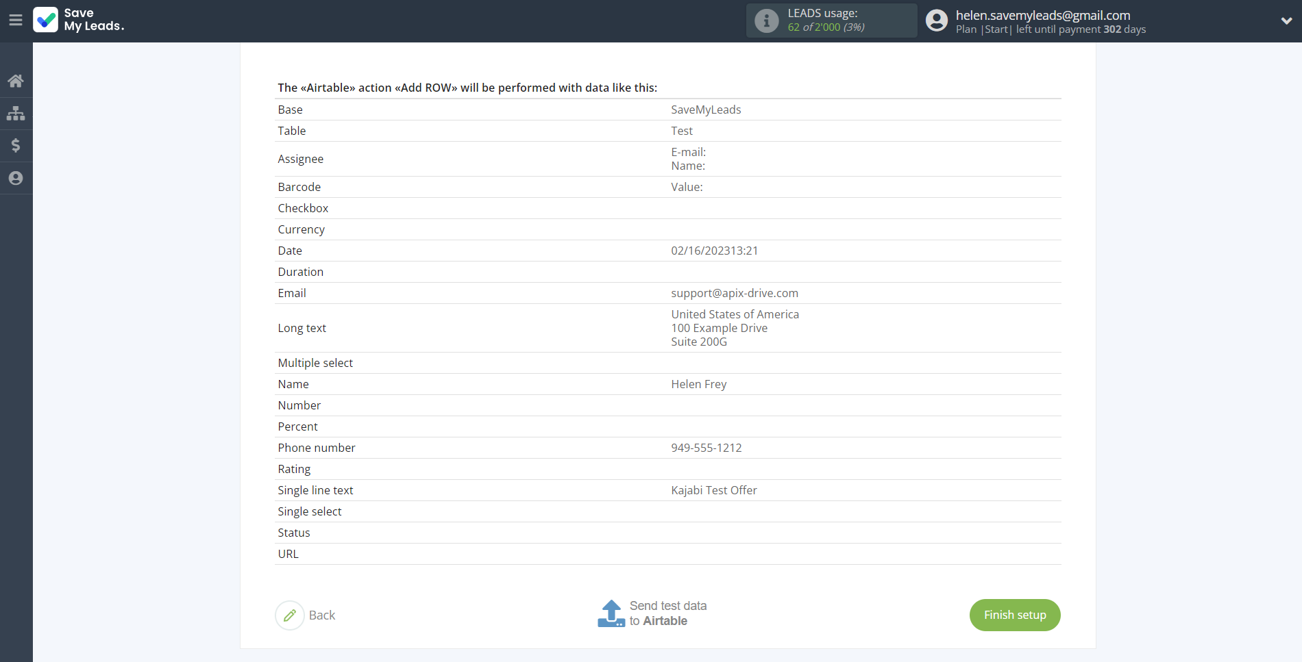 How to Connect Webhooks with AirTable | Test data How to Connect Webhooks with AirTable | Test data