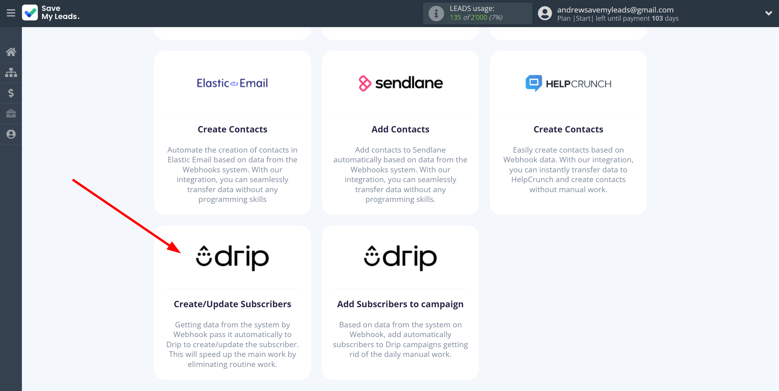 How to Connect Webhooks with Drip Create/Update Subscribers | Data Destination system selection How to Connect Webhooks with Drip Create/Update Subscribers | Data Destination system selection