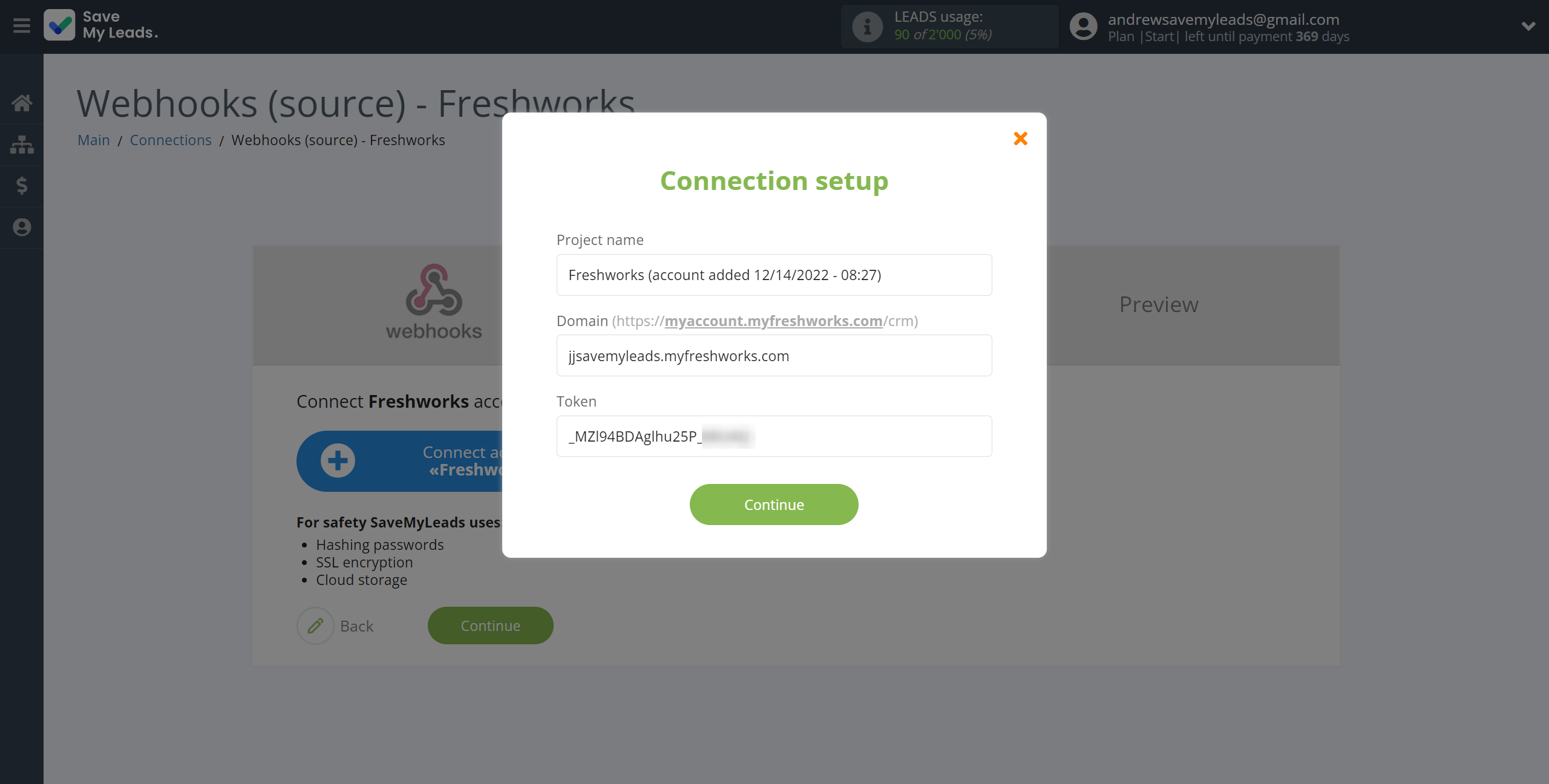 How to Connect Webhooks with Freshworks Create Contacts | Data Destination account connection How to Connect Webhooks with Freshworks Create Contacts | Data Destination account connection