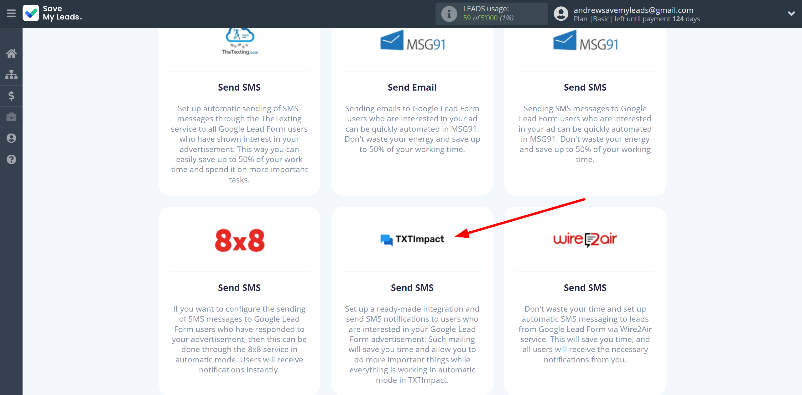 How to Connect Google Lead Form with TXTImpact | Data Destination system selection How to Connect Google Lead Form with TXTImpact | Data Destination system selection