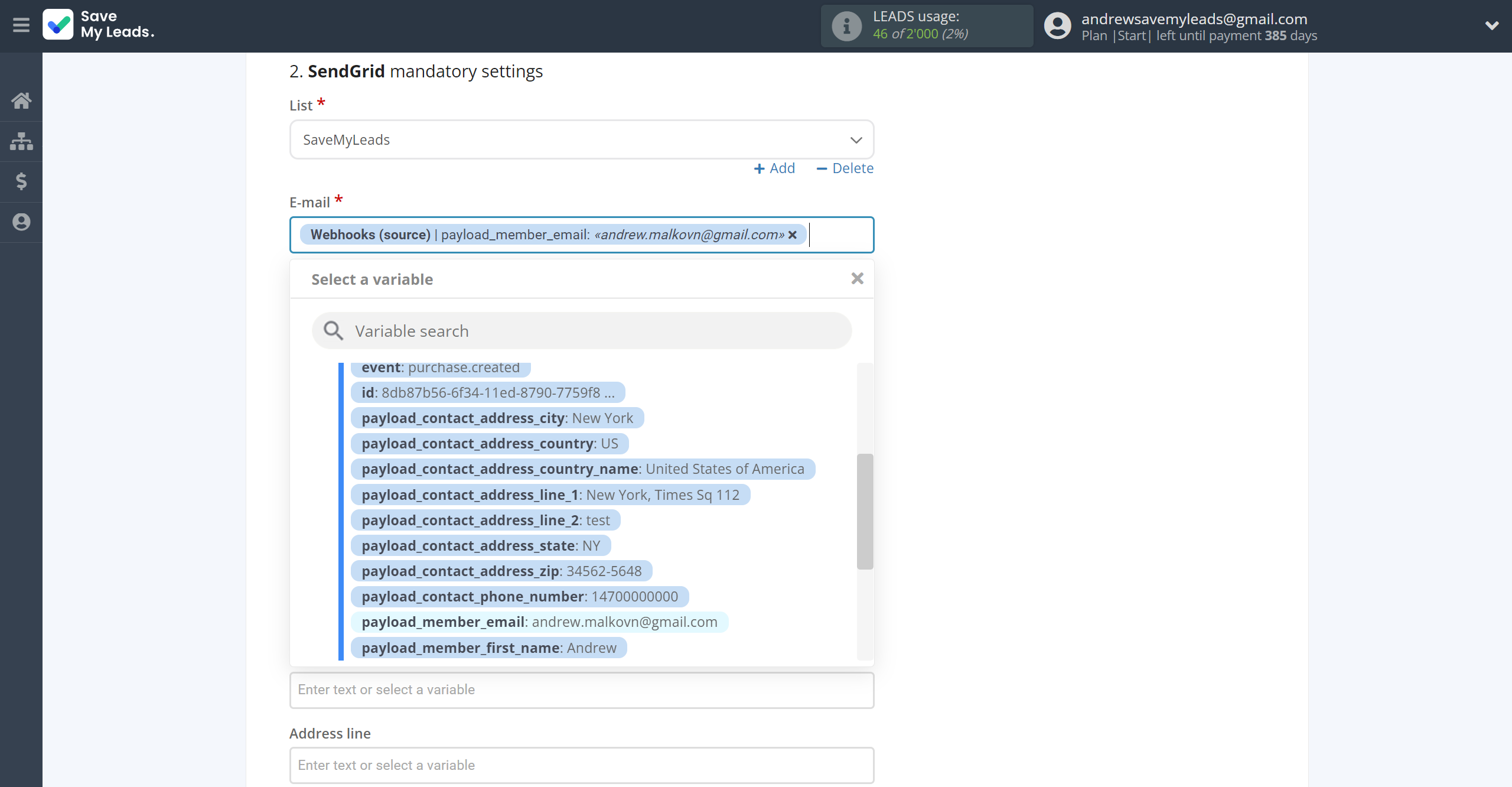 How to Connect Webhooks with SendGrid | Assigning fields How to Connect Webhooks with SendGrid | Assigning fields