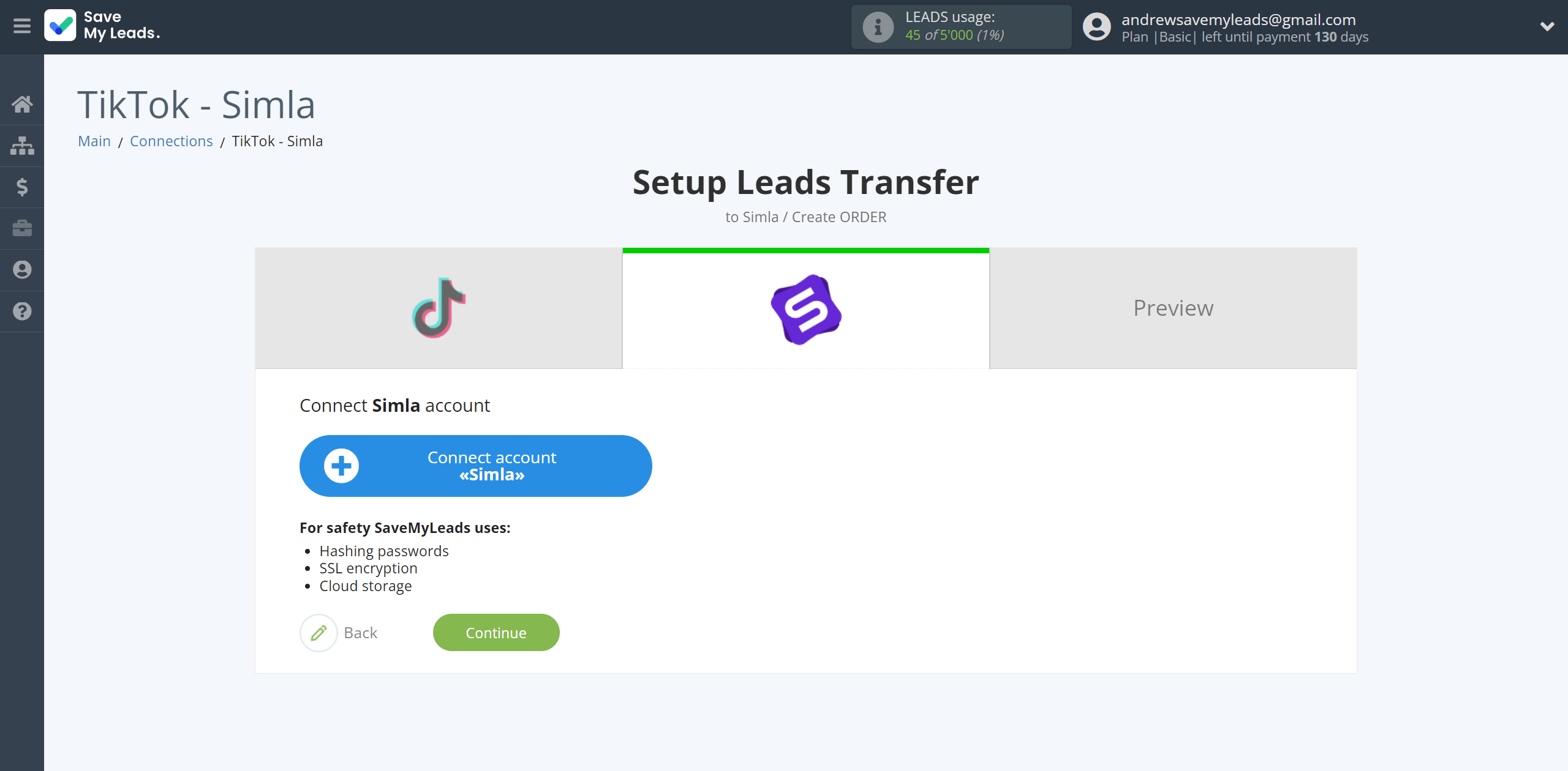 How to Connect TikTok with Simla Create Order | Data Destination account connection How to Connect TikTok with Simla Create Order | Data Destination account connection