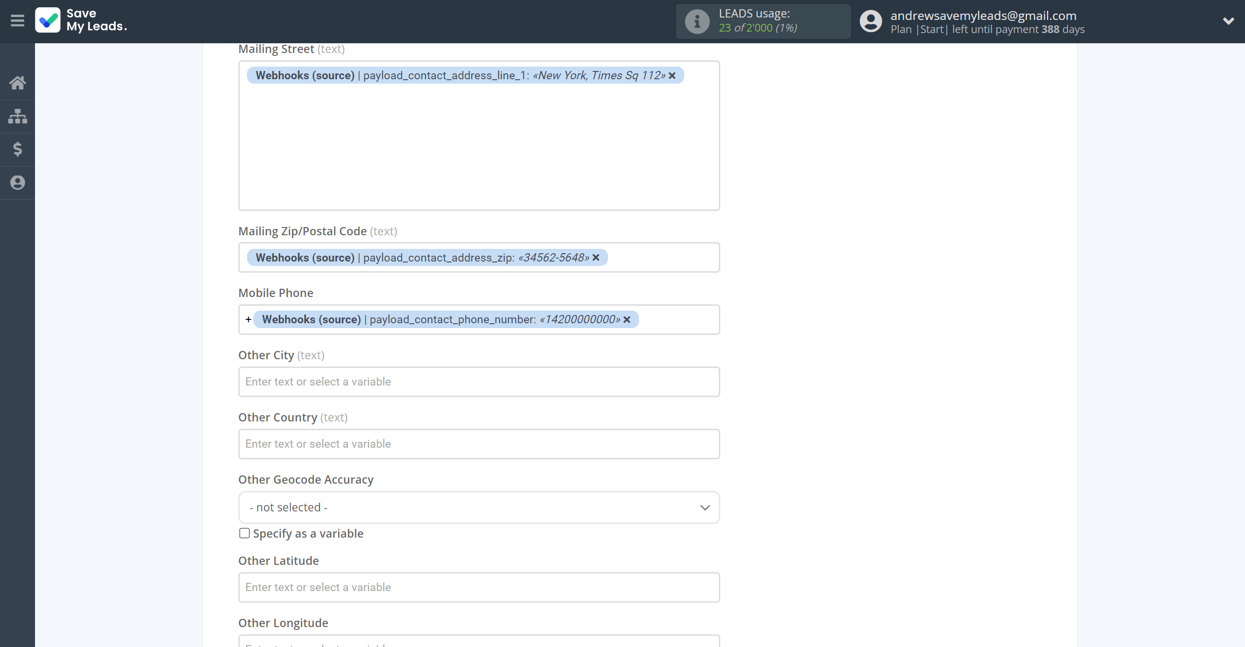 How to Connect Webhooks with Salesforce CRM Create Contacts | Assigning fields How to Connect Webhooks with Salesforce CRM Create Contacts | Assigning fields