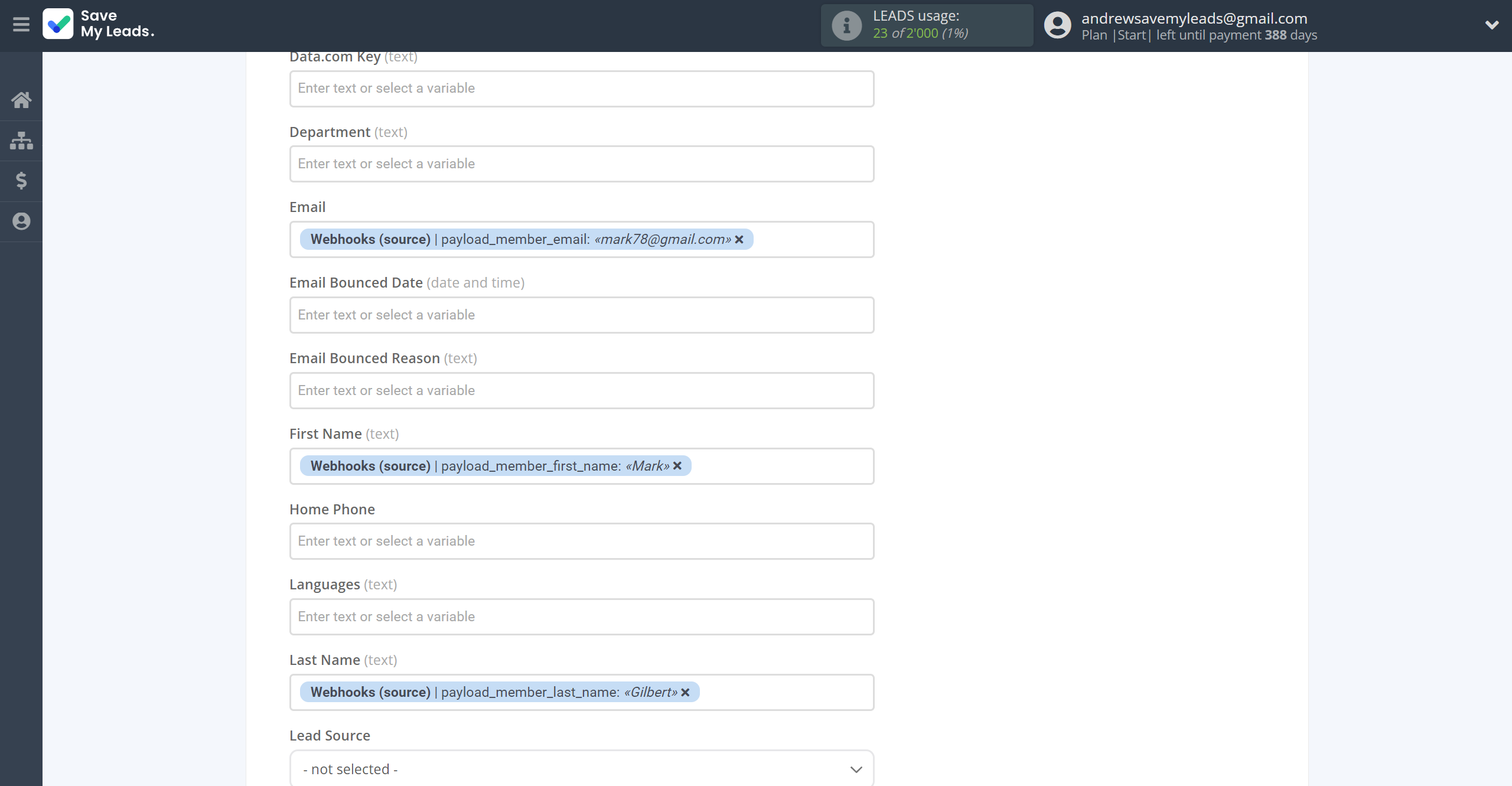 How to Connect Webhooks with Salesforce CRM Create Contacts | Assigning fields How to Connect Webhooks with Salesforce CRM Create Contacts | Assigning fields