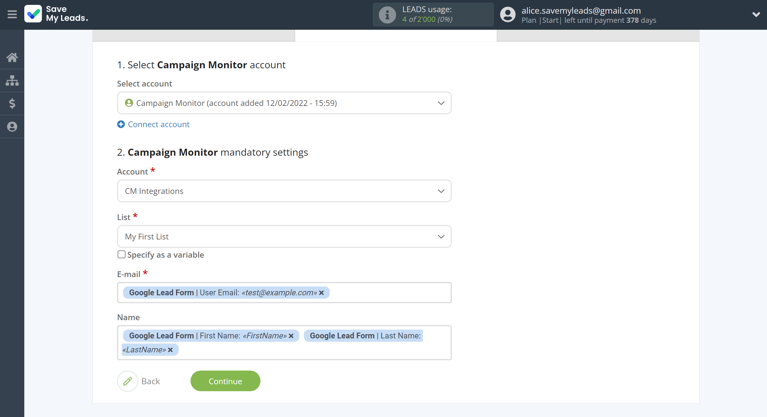 How to Connect Webhooks with Campaign Monitor | Assigning fields How to Connect Webhooks with Campaign Monitor | Assigning fields