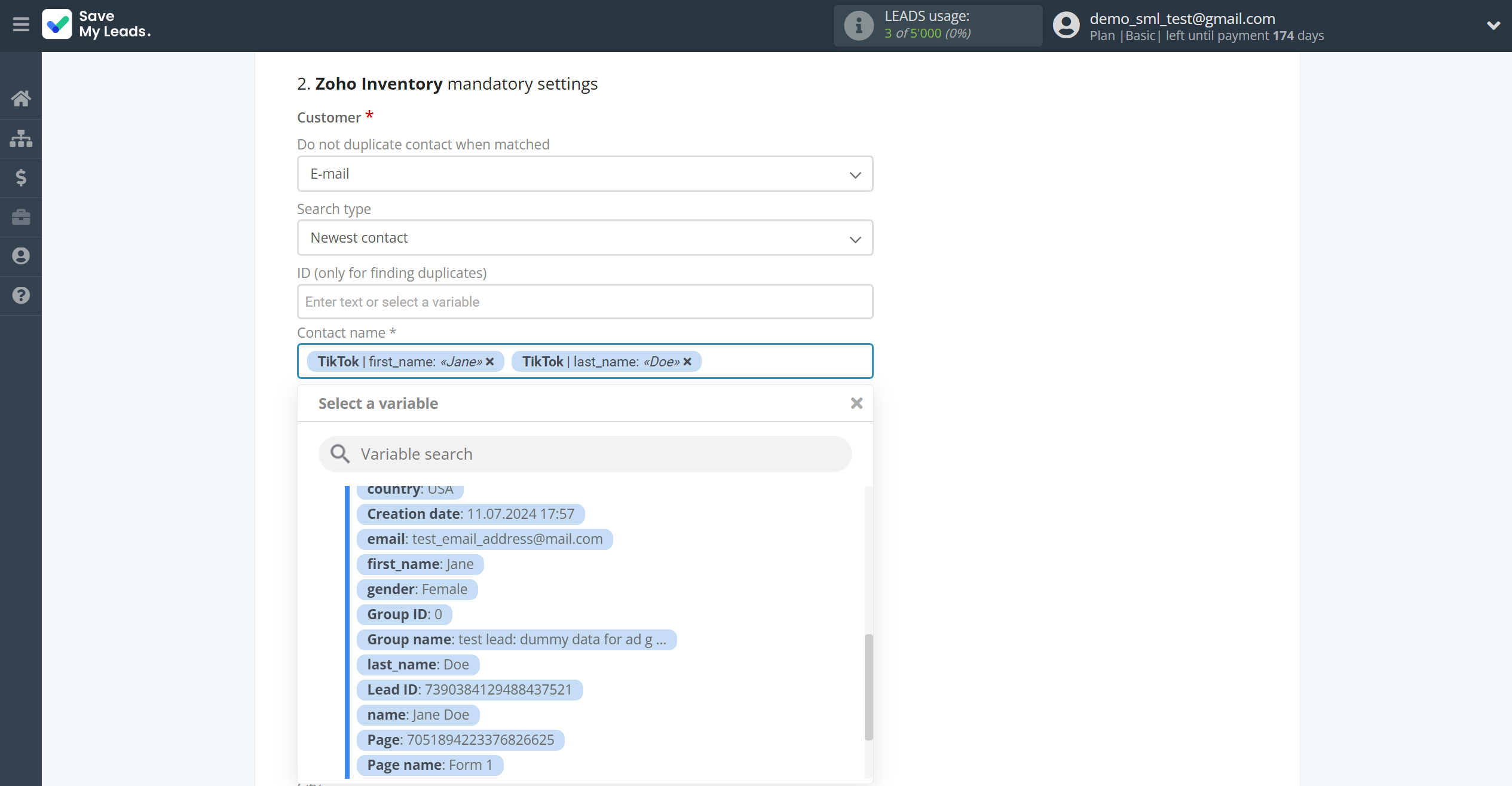 How to Connect TikTok with Zoho Inventory Create sales Order | Assigning fields How to Connect TikTok with Zoho Inventory Create sales Order | Assigning fields