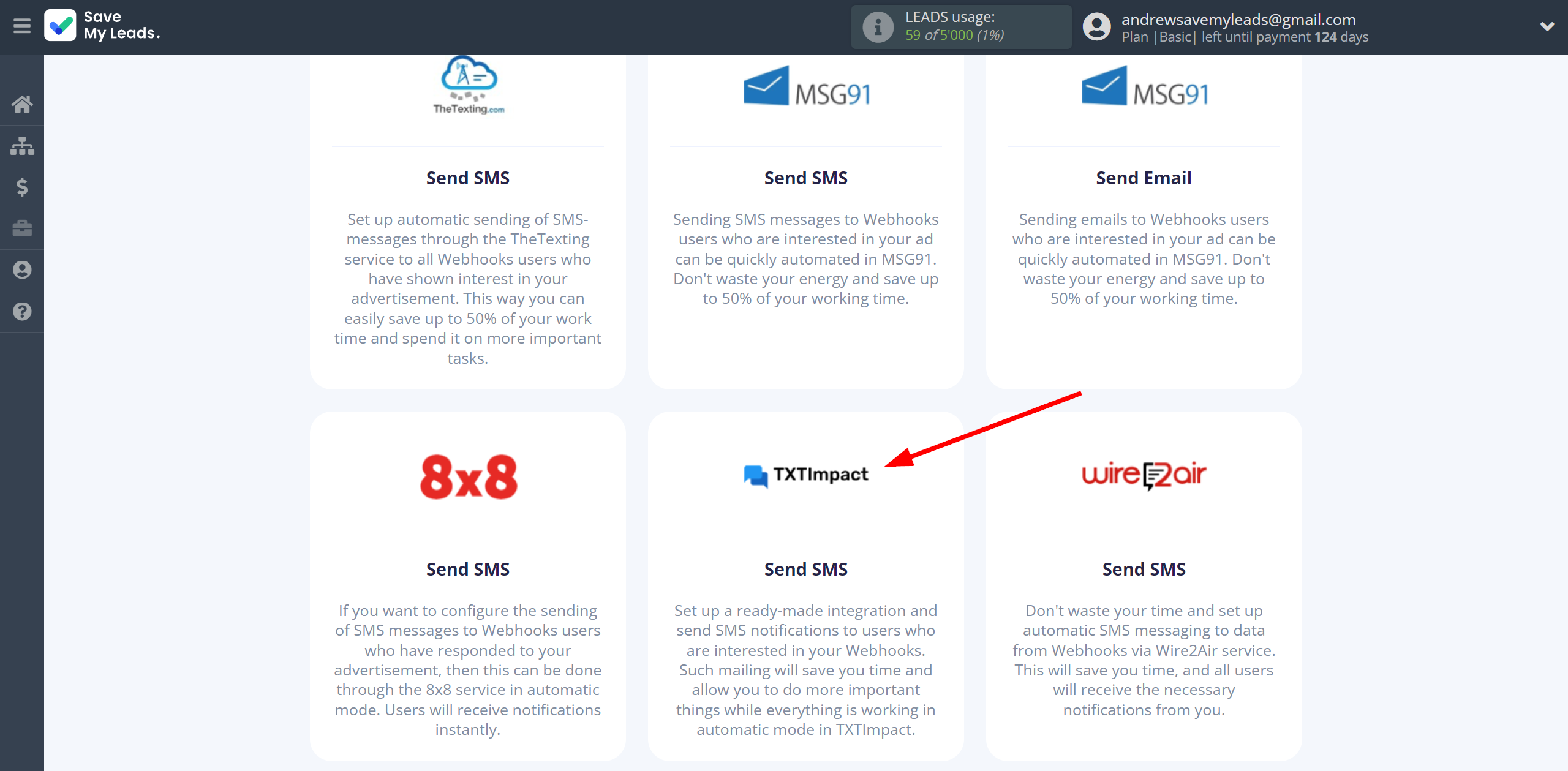 How to Connect Webhooks with TXTImpact | Data Destination system selection How to Connect Webhooks with TXTImpact | Data Destination system selection