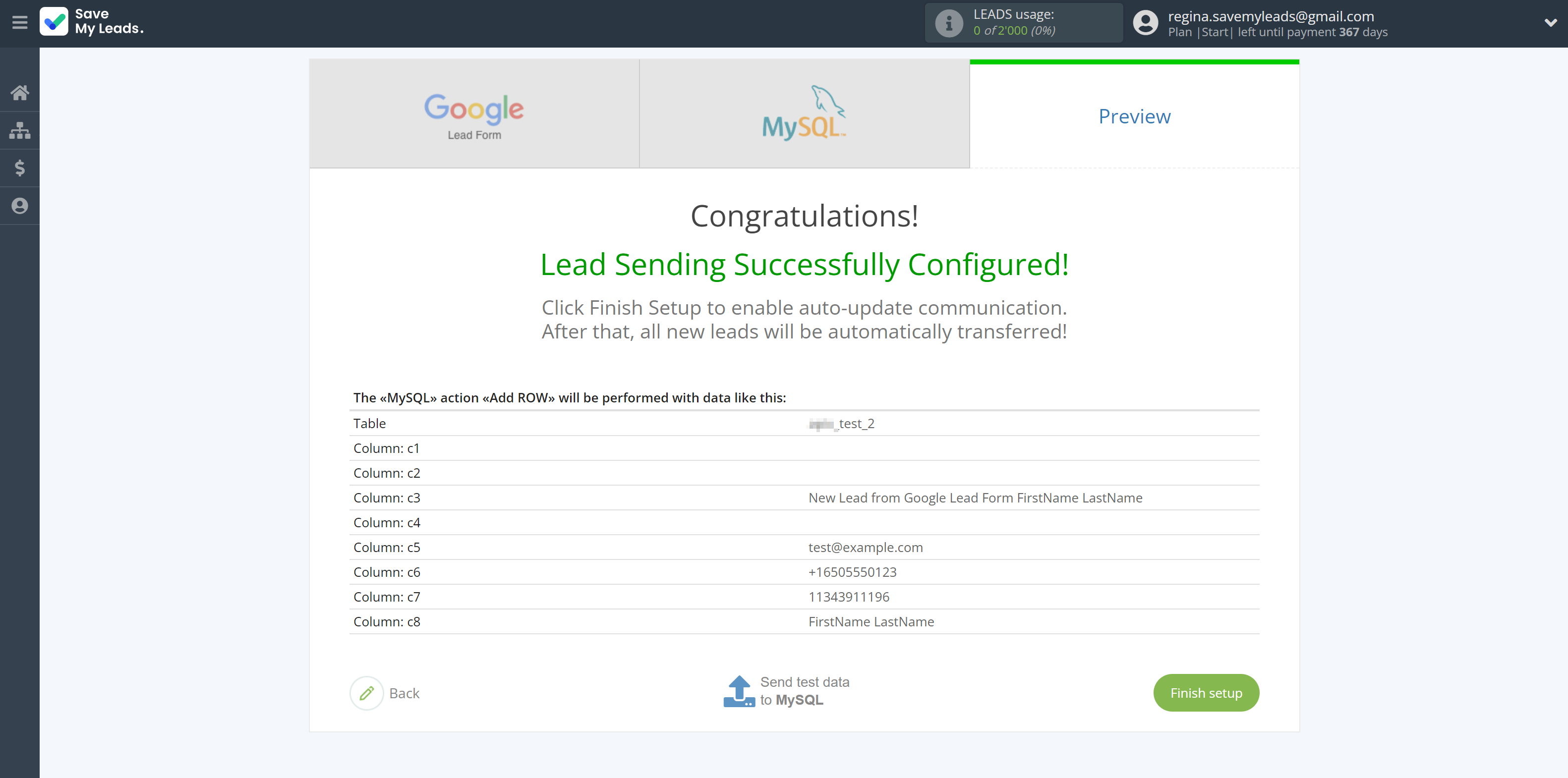 How to Connect Google Lead Form with MySQL | Test data How to Connect Google Lead Form with MySQL | Test data