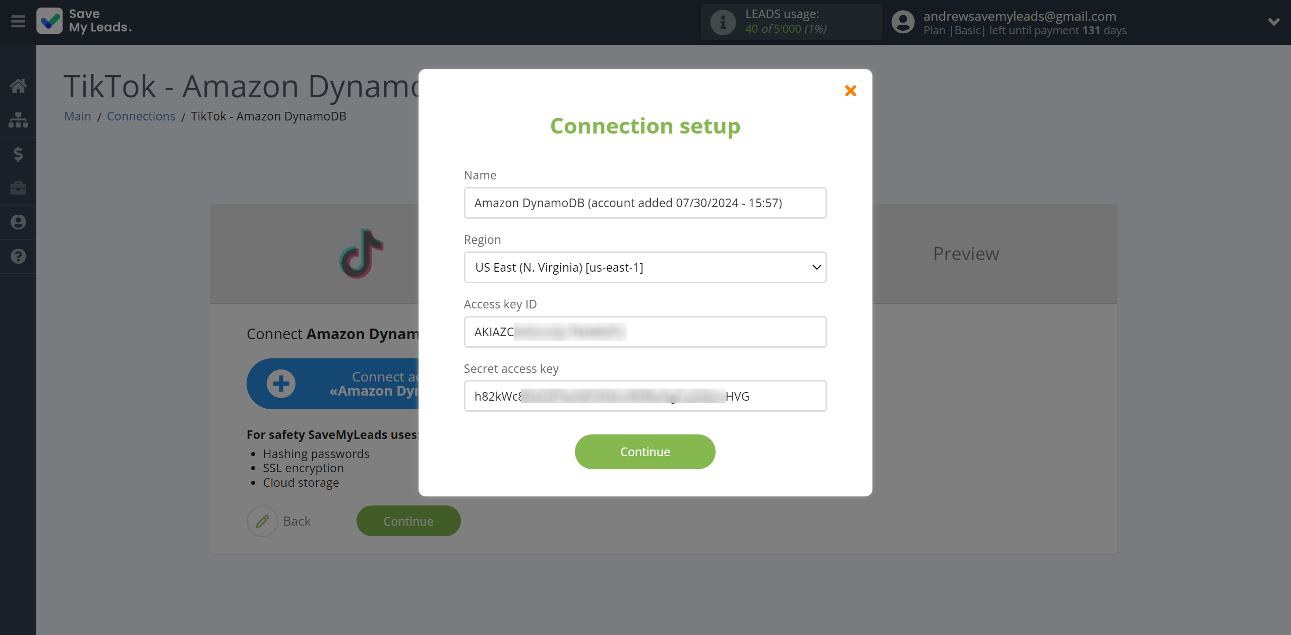 How to Connect TikTok with Amazon DynamoDB | Data Destination account connection How to Connect TikTok with Amazon DynamoDB | Data Destination account connection