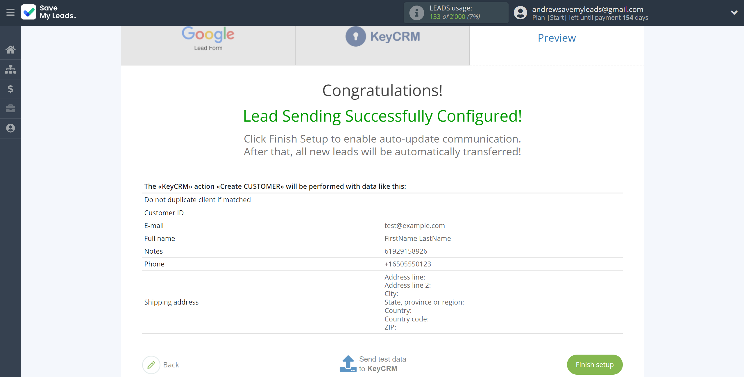 How to Connect Google Lead Form with KeyCRM Create Customer | Test data How to Connect Google Lead Form with KeyCRM Create Customer | Test data