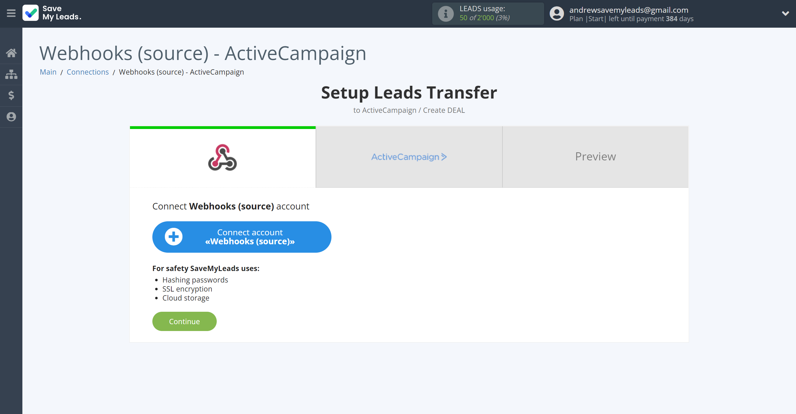 How to Connect Webhooks with ActiveCampaign Create Deal | Data Source account How to Connect Webhooks with ActiveCampaign Create Deal | Data Source account