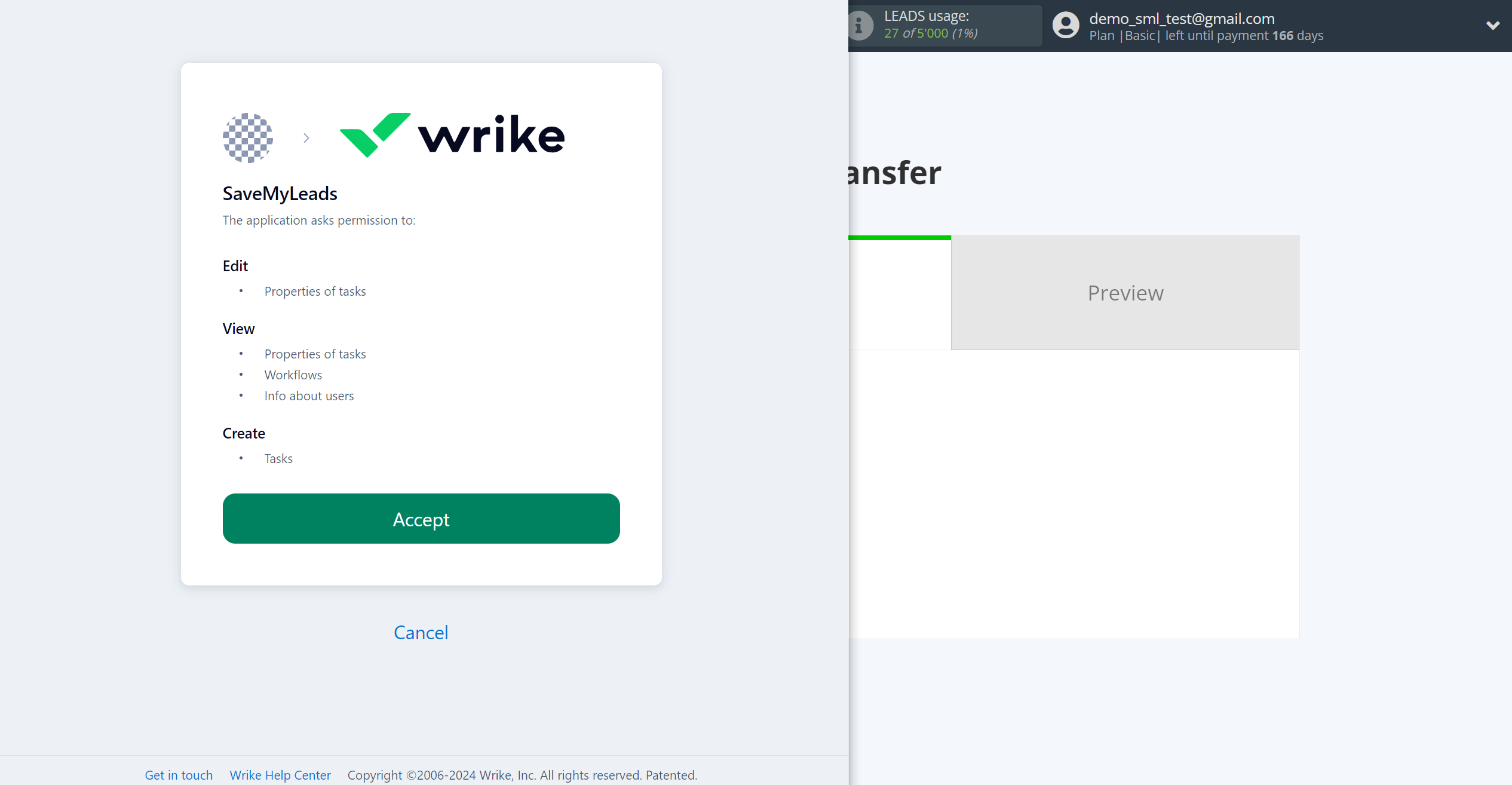 How to Connect TikTok with Wrike | Data Destination account connection How to Connect TikTok with Wrike | Data Destination account connection