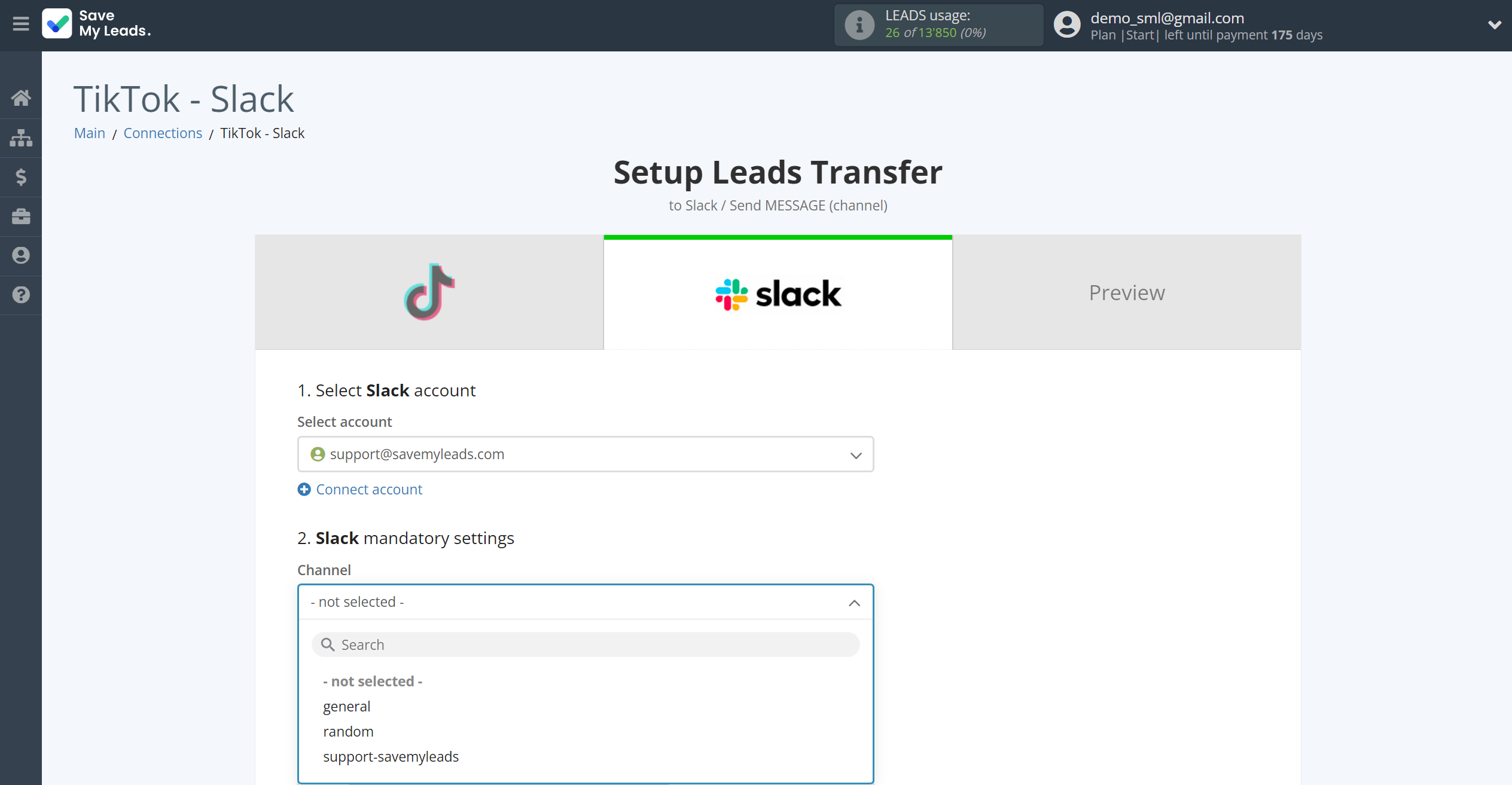 How to Connect TikTok with Slack Channel Notification | Assigning fields How to Connect TikTok with Slack Channel Notification | Assigning fields