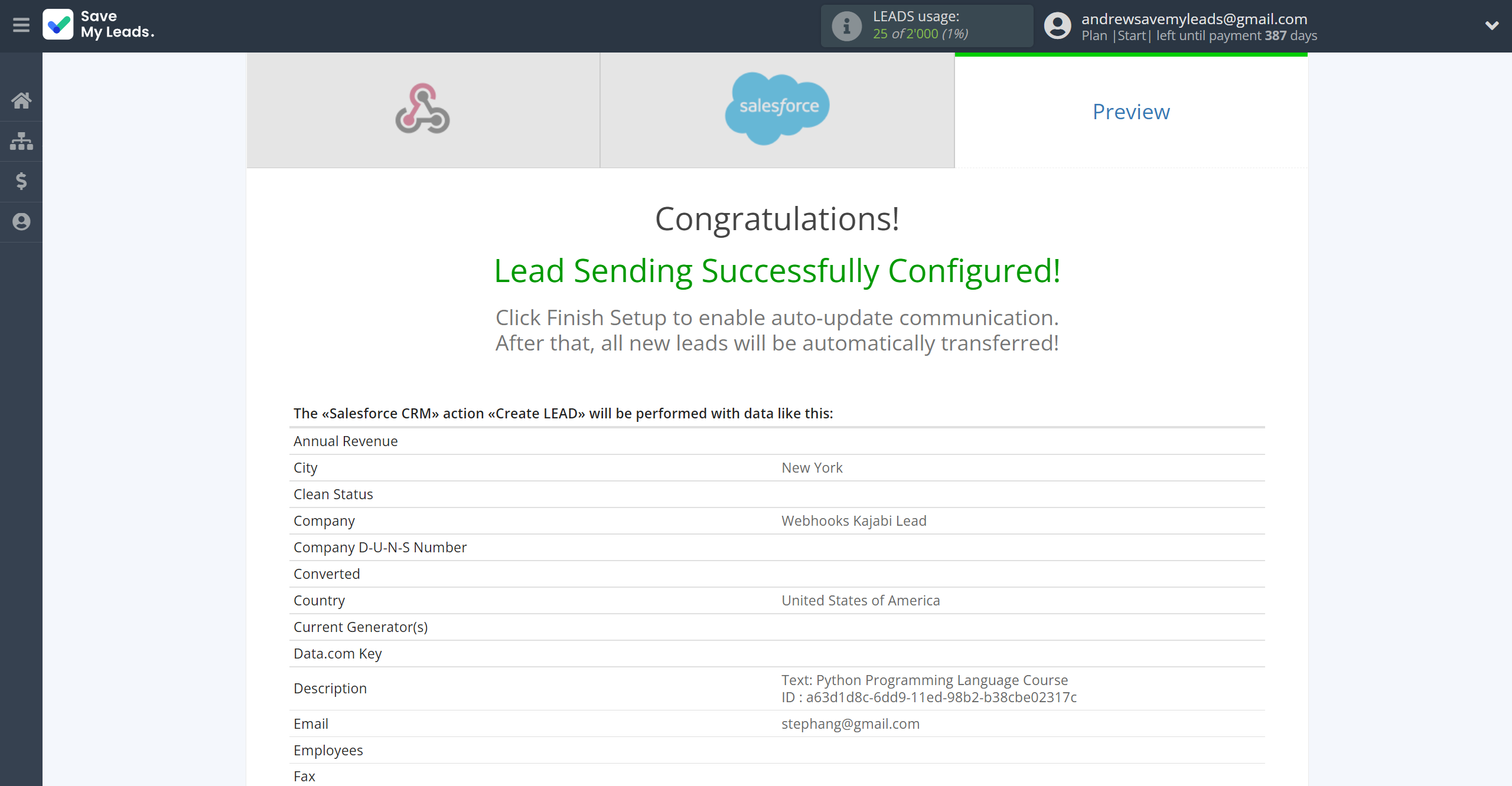How to Connect Webhooks with Salesforce CRM Create Lead | Test data How to Connect Webhooks with Salesforce CRM Create Lead | Test data