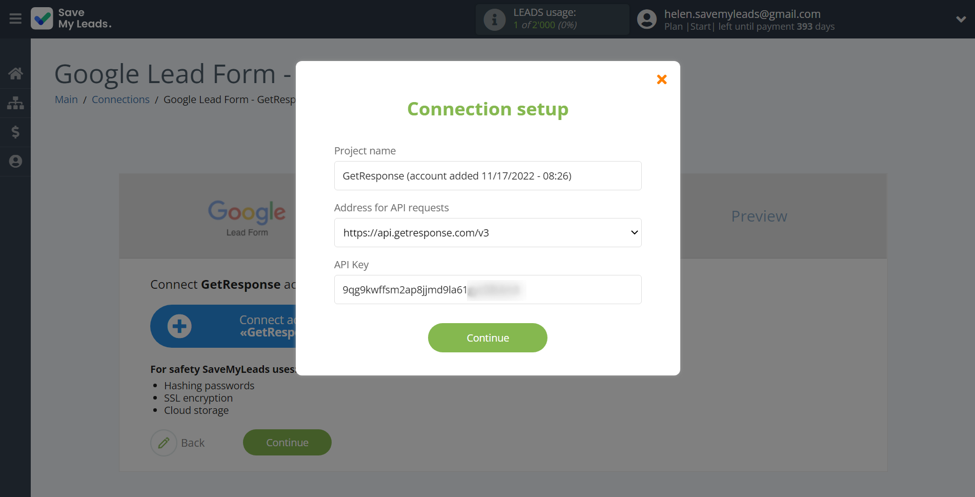 How to Connect Google Lead Form with GetResponse | Data Destination account connection How to Connect Google Lead Form with GetResponse | Data Destination account connection