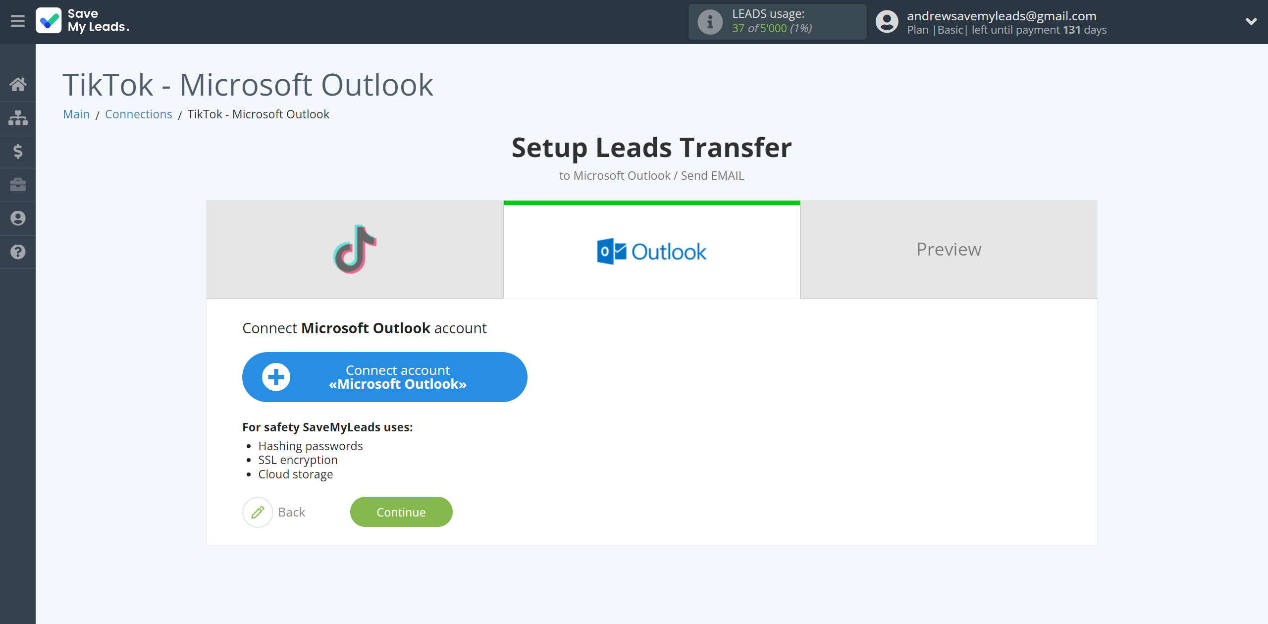How to Connect TikTok with Microsoft Outlook | Data Destination account connection How to Connect TikTok with Microsoft Outlook | Data Destination account connection